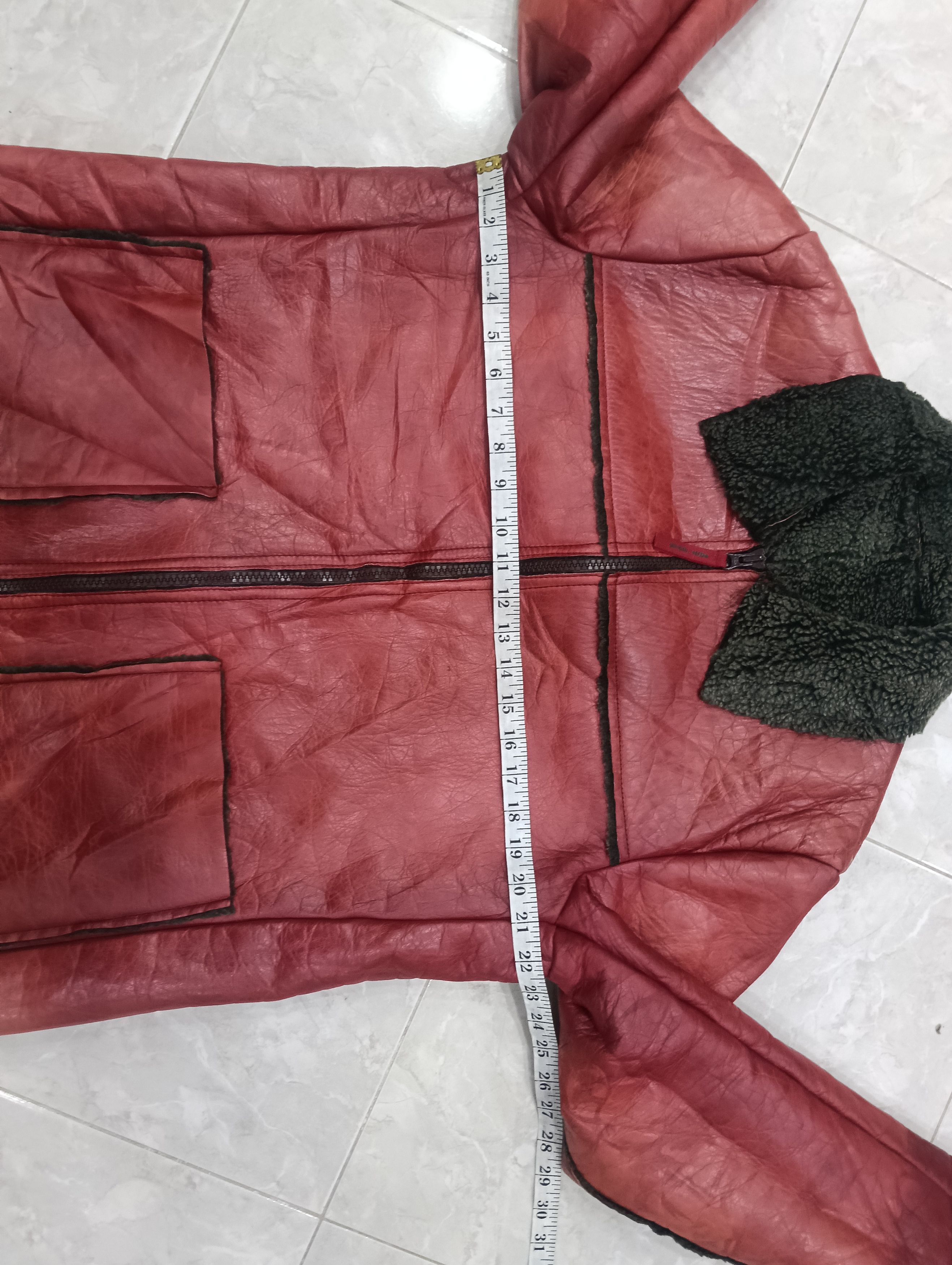 291295=Homme Great Shearling Leather Jacket By 291295=Homme Size US XL / EU 56 / 4 - 14 Thumbnail