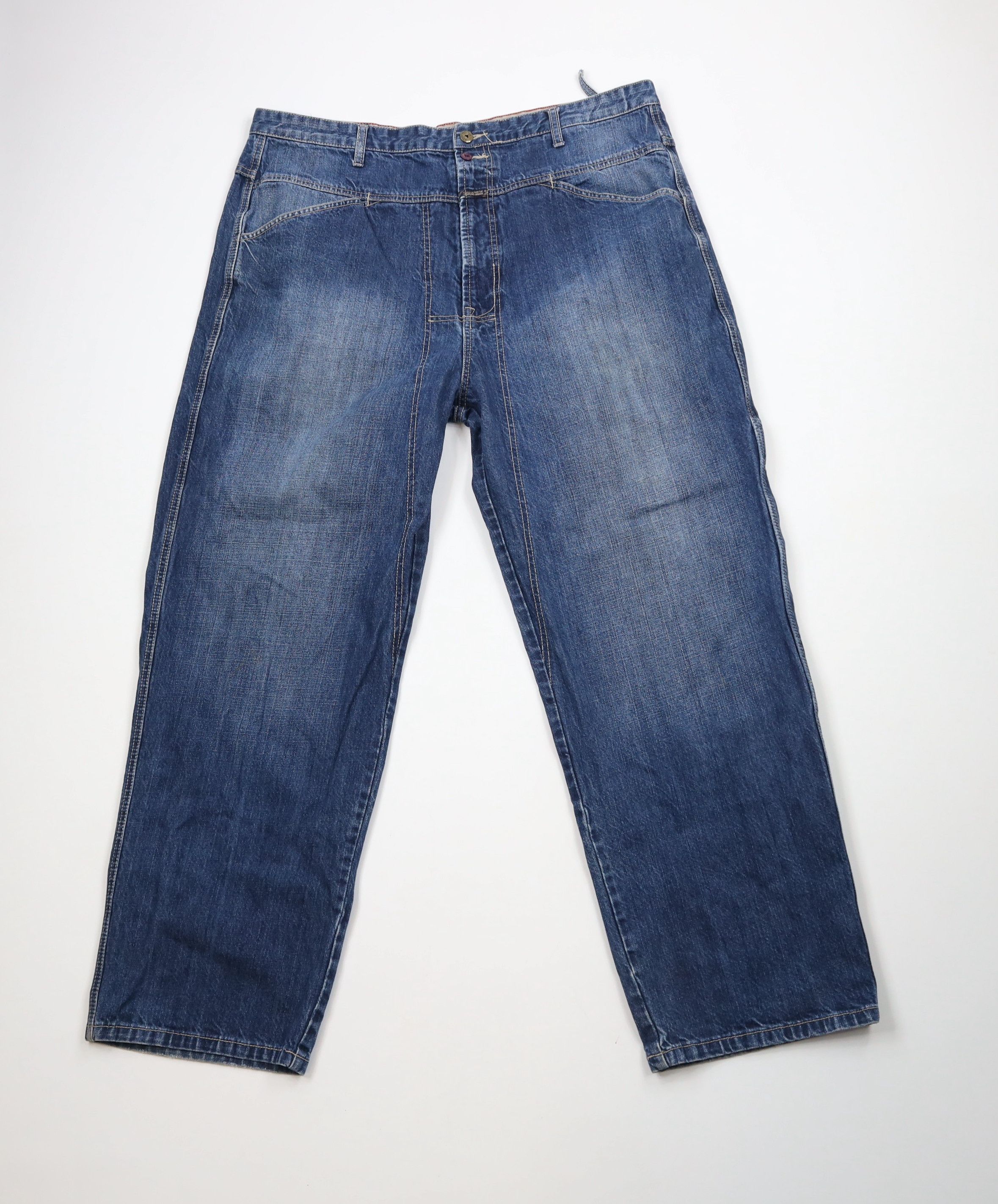 Marithe + Francois Girbaud × Vintage Vintage 90s Marithe Francois Girbaud Wide Leg Denim Jeans Size US 40 / EU 56 - 1 Thumbnail