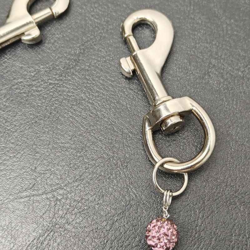 Japanese Brand Round Bead Rhinestone Wallet Chain Size ONE SIZE - 3 Thumbnail