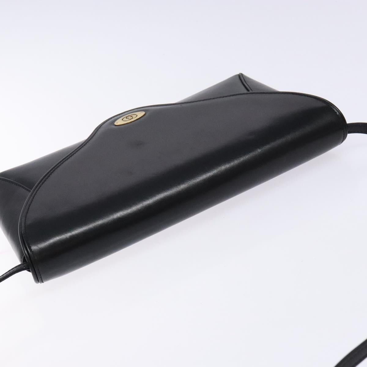 Gucci GUCCI Shoulder Bag Leather Black Gold Size ONE SIZE - 6 Thumbnail