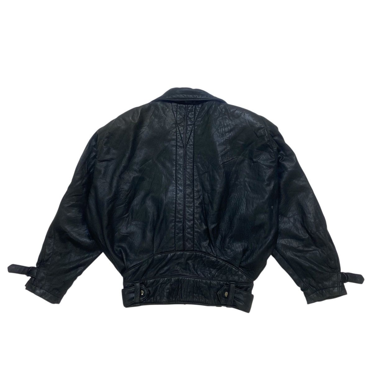 Genuine Leather × Leather Attitude Pegabo Bomber Style Loose Oversize Leather Jacket Size US M / EU 48-50 / 2 - 3 Thumbnail