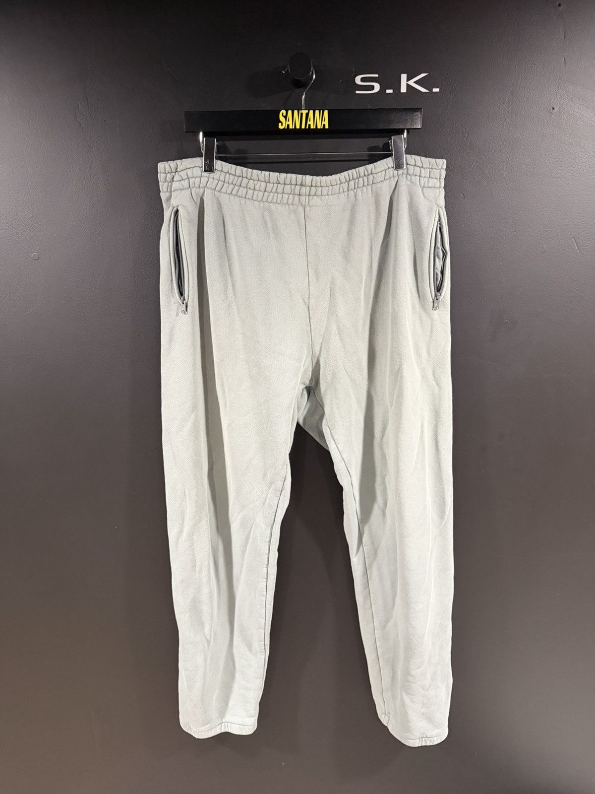 Yeezy Yeezy Season 6 Kanye West Ye Light Blue Sweatpants S Size US 35 - 1 Thumbnail