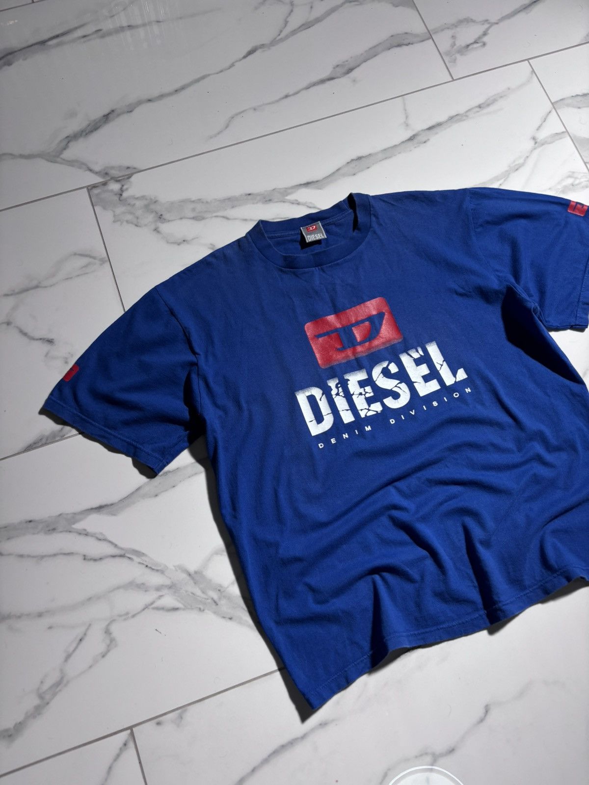 Diesel Y2K Diesel Vintage Tshirt Baggy Boxy Fit Big Logo Y2K Size US XL / EU 56 / 4 - 2 Thumbnail