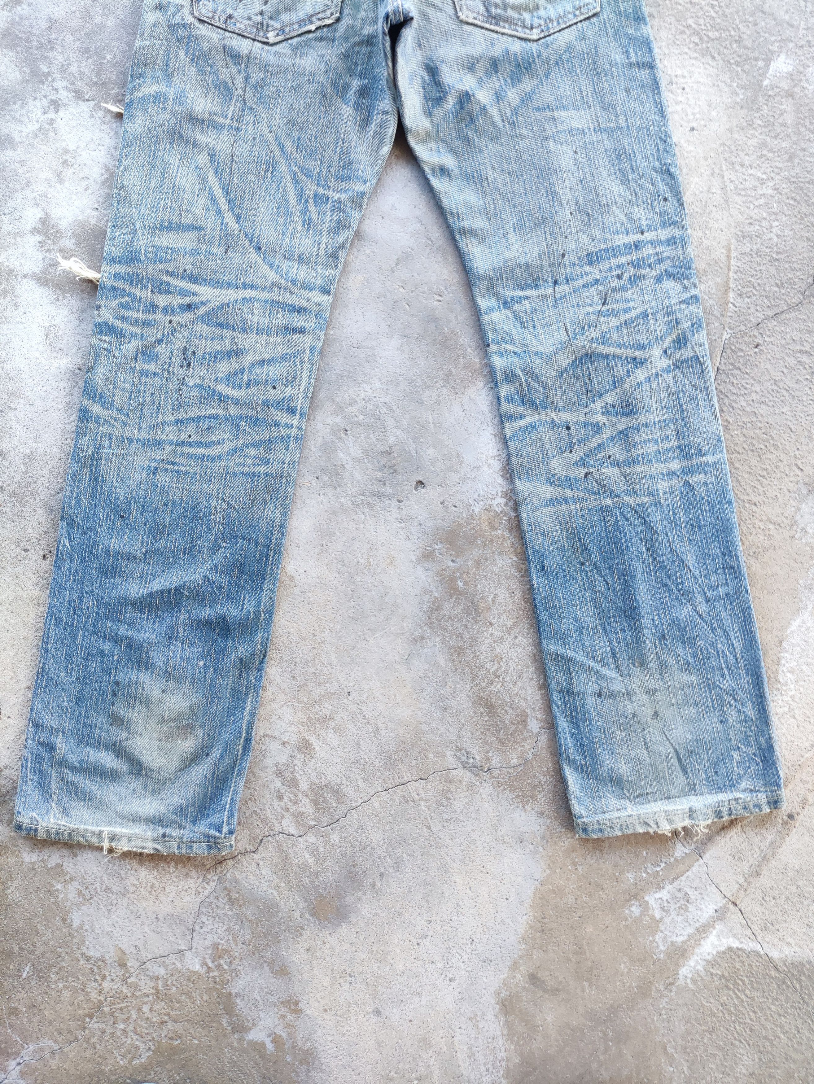 Edwin Vintage Edwin 503 Brand Distressed Ripped Denim Pants Size US 33 - 10 Thumbnail