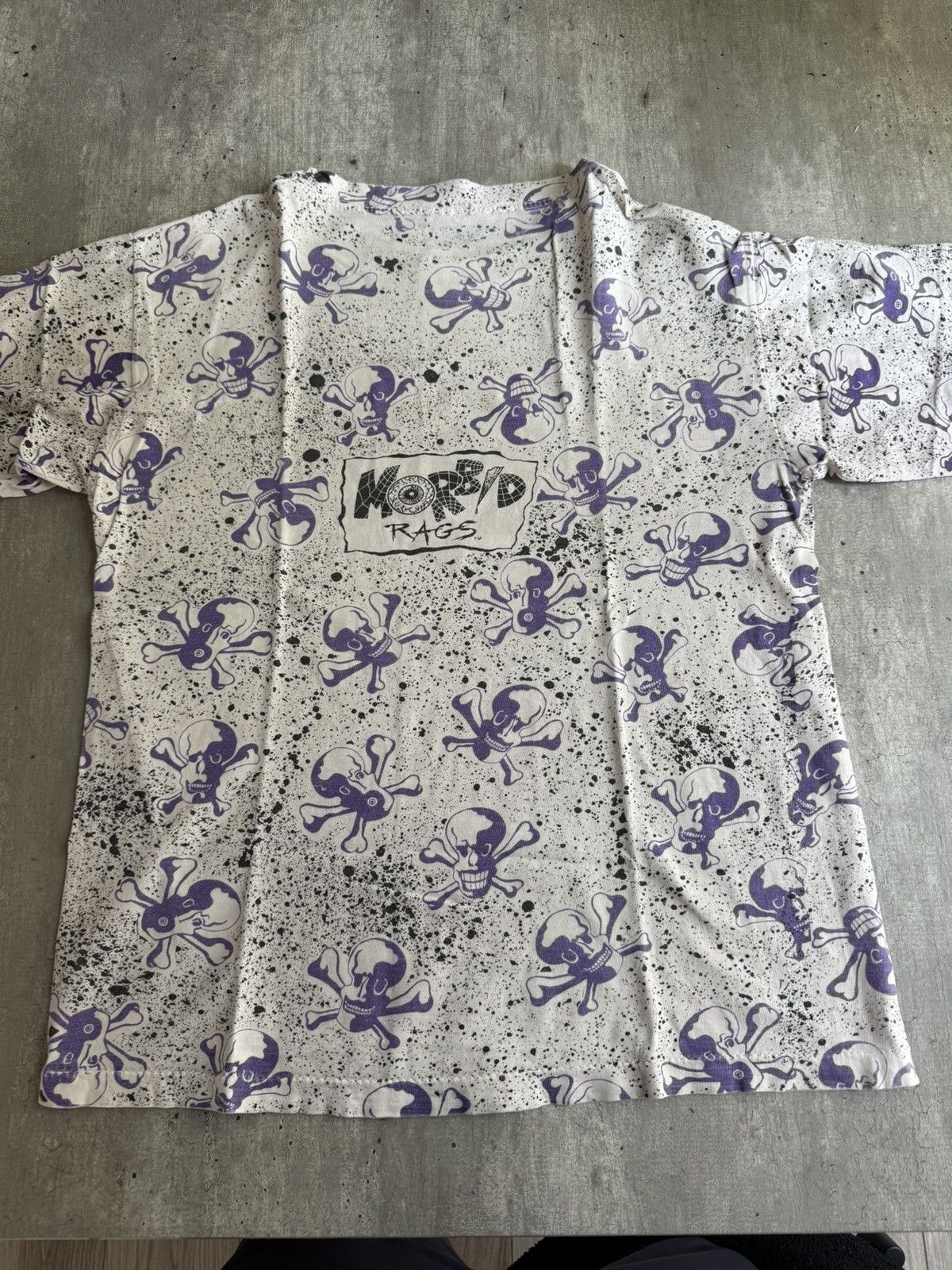 Band Tees × Vintage Vintage morbid rags tee single stitch Size US M / EU 48-50 / 2 - 2 Thumbnail