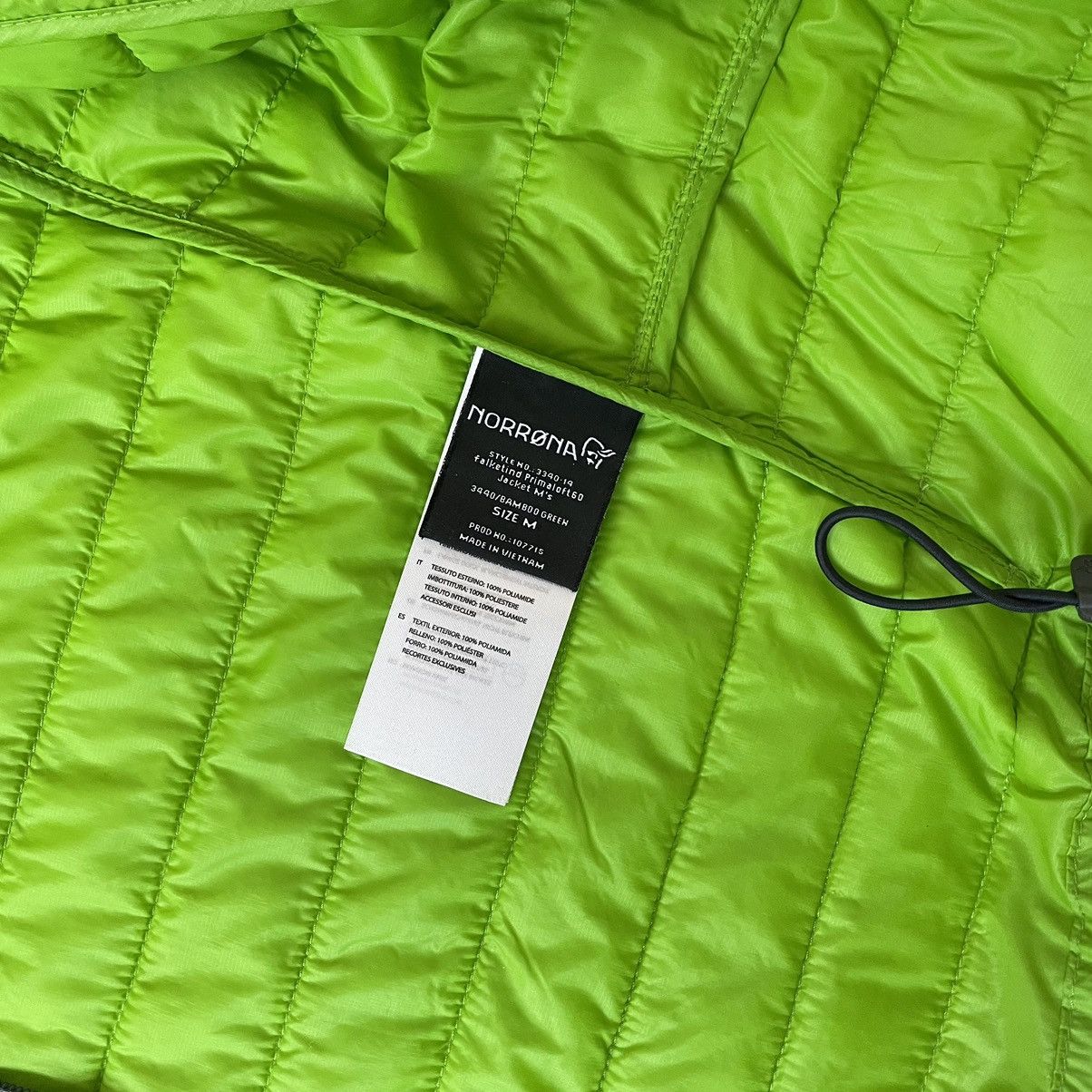 Norrona Norrona Light Puffer Jacket Green Gorpcore Size US M / EU 48-50 / 2 - 6 Thumbnail