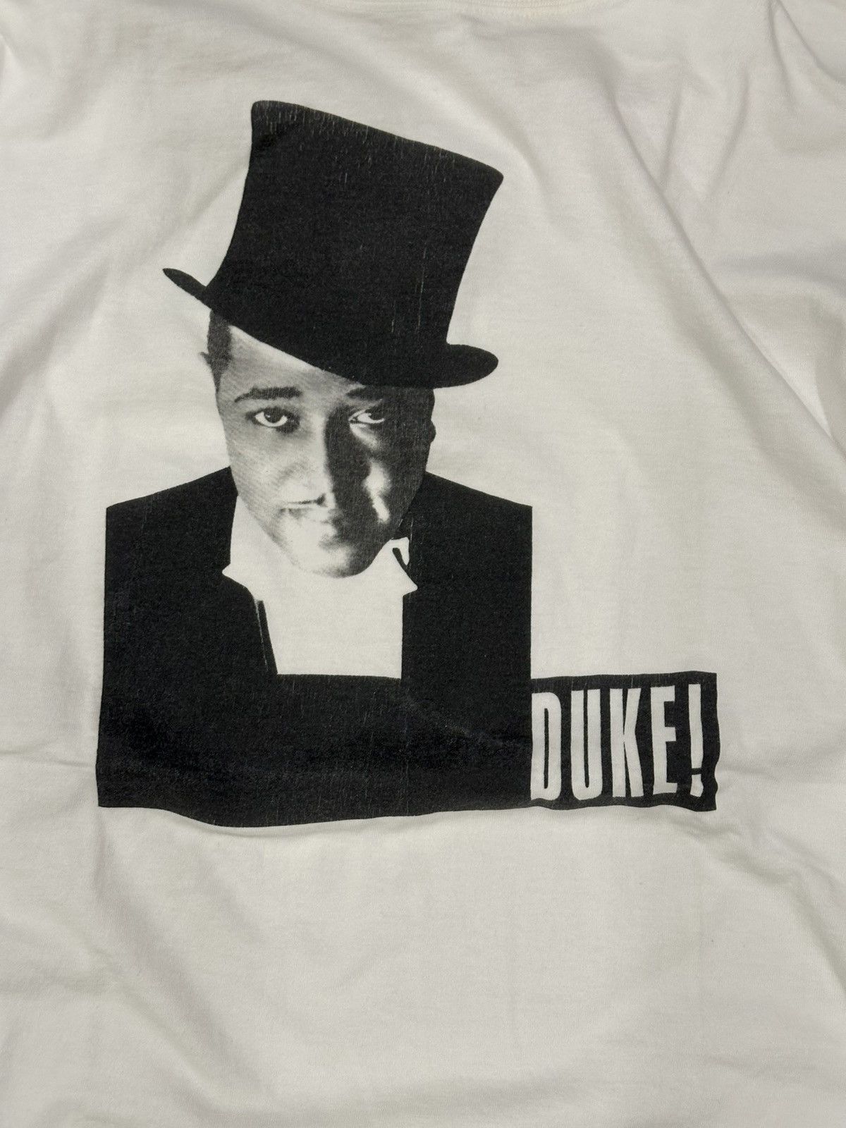 Band Tees Vintage 90s Duke Ellington White Tee Single Stitched Large Size US L / EU 52-54 / 3 - 2 Thumbnail