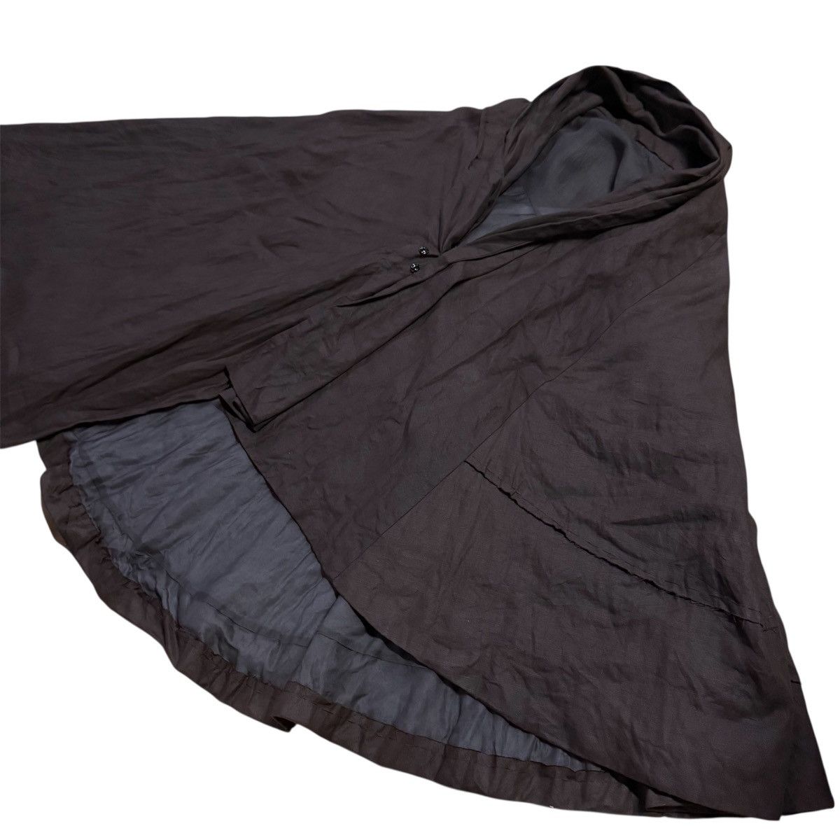 Yohji Yamamoto Vtg Yohji Yamamoto Signature SS95 Poncho Cloak Capes Size US L / EU 52-54 / 3 - 4 Thumbnail