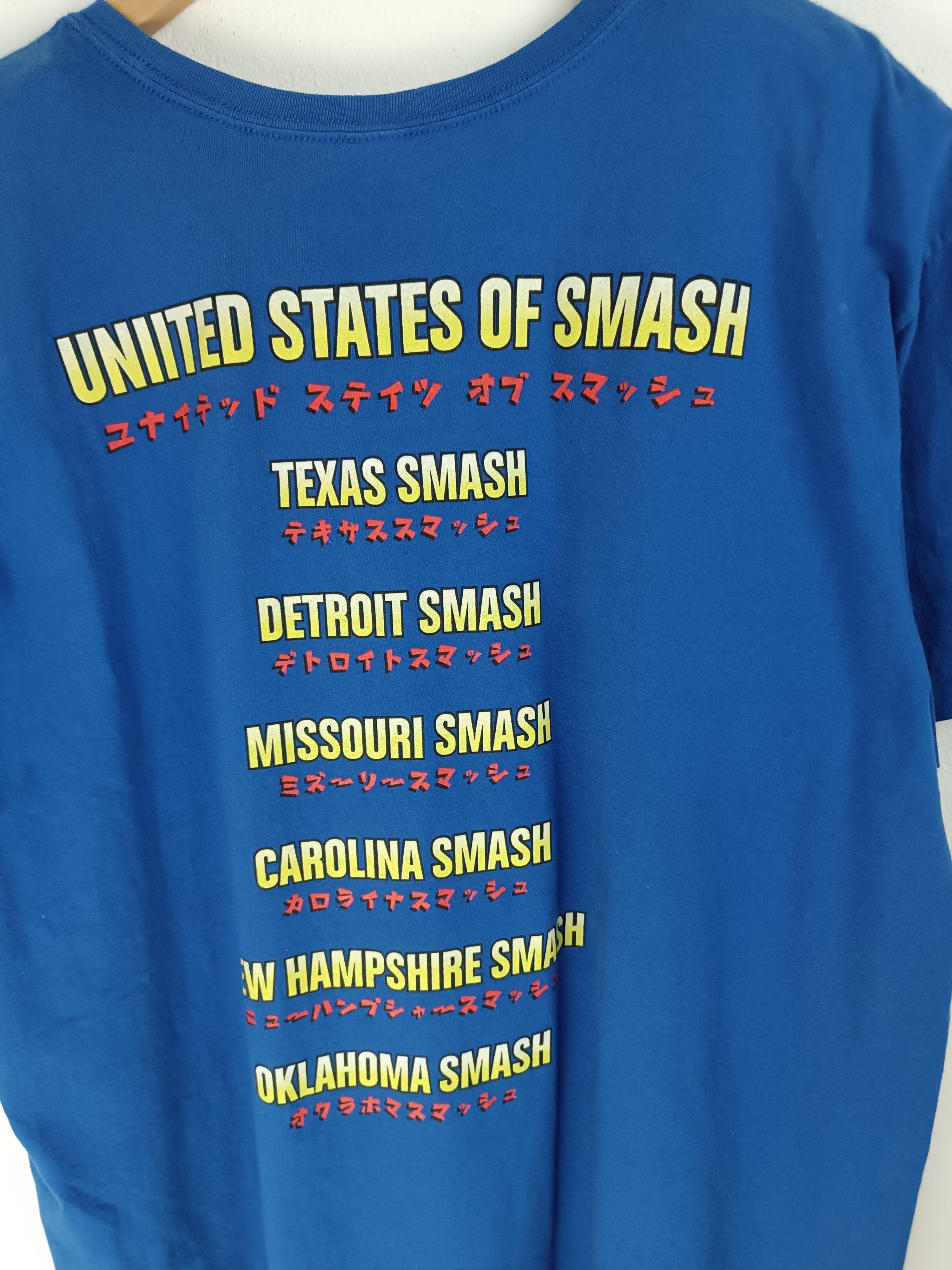 Anime MY HERO ACADEMIA UNITED STATES OF SMASH TOUR TEE Size US XL / EU 56 / 4 - 15 Thumbnail