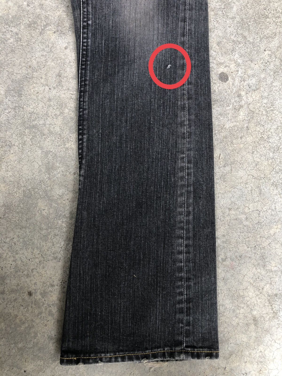 If Six Was Nine Japanese Lee Flared Jeans Distressed Jeans Size US 33 - 20 Thumbnail