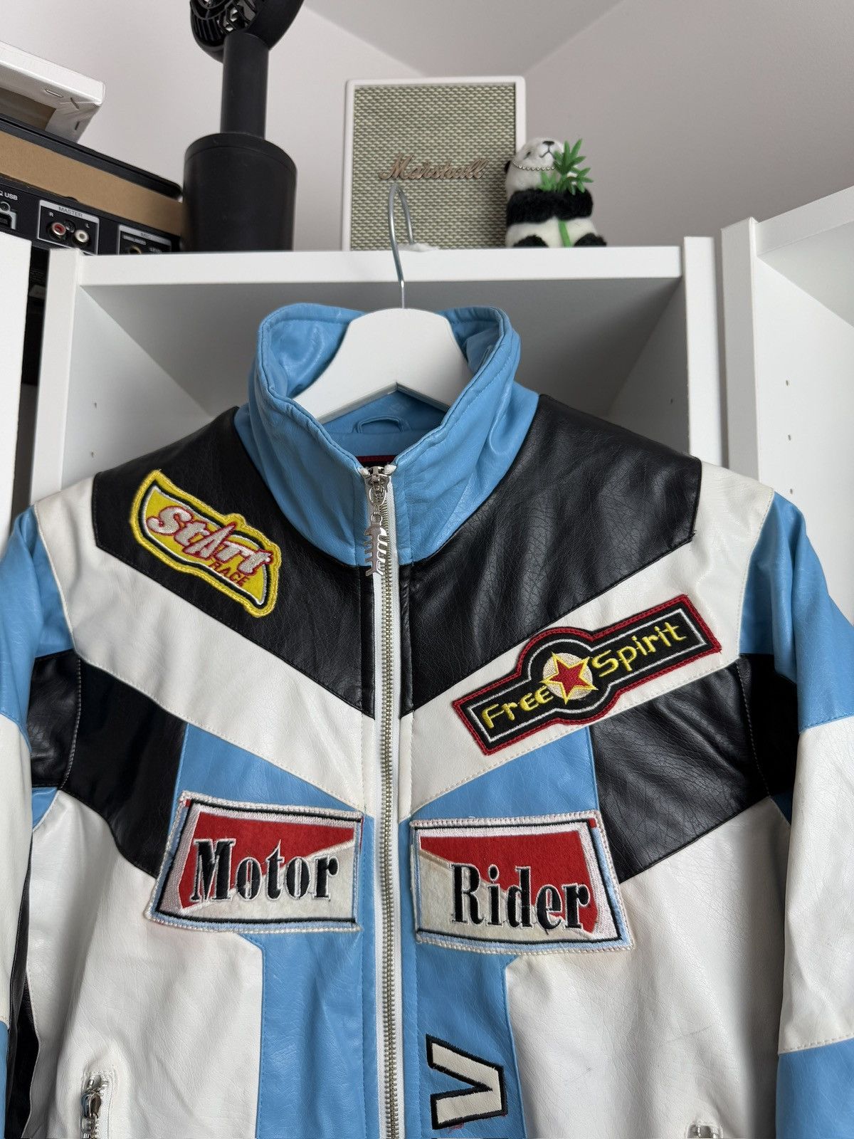 Other Vintage y2k moto biker cropped racing jacket M trend archive Size US M / EU 48-50 / 2 - 3 Thumbnail