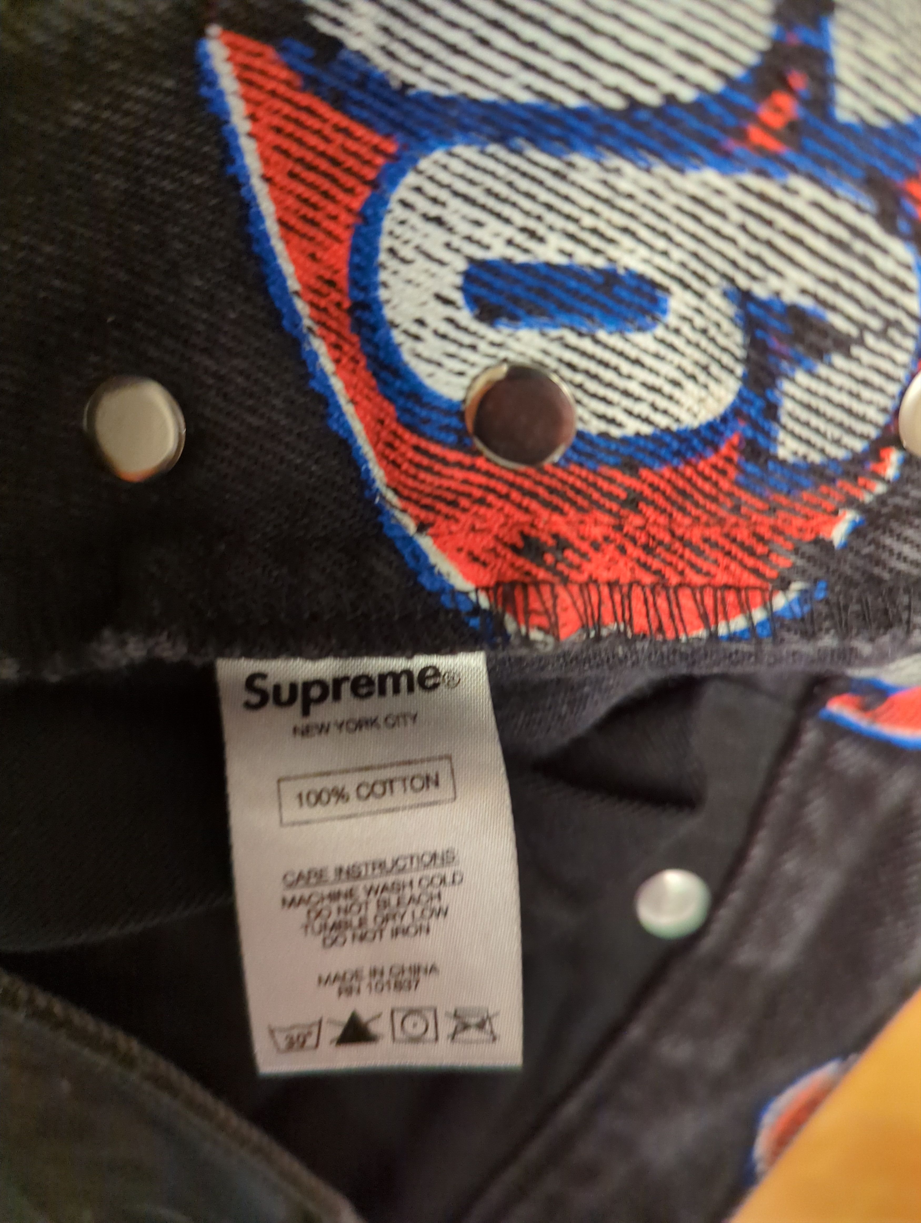 Supreme 666 Denim Pants 2017 Size US 30 / EU 46 - 4 Thumbnail