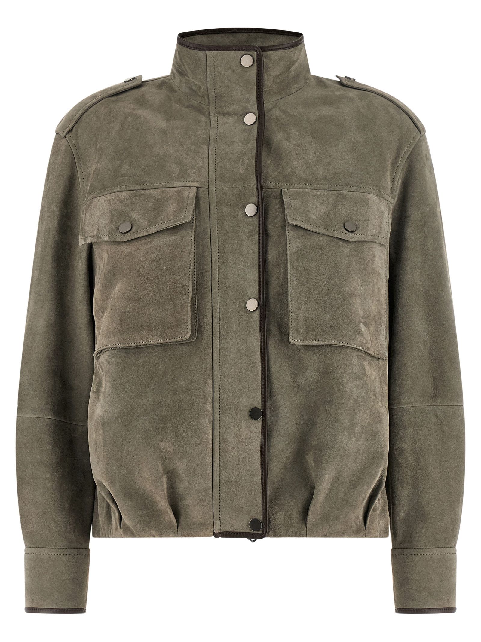 Brunello Cucinelli Couture suede jacket Size M / US 6-8 / IT 42-44 - 1 Thumbnail