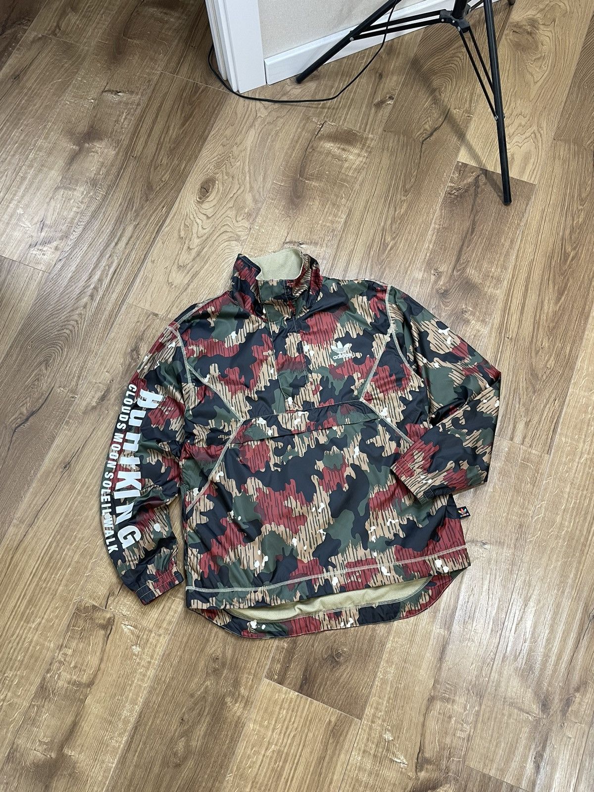 Vintage Adidas Pharrell Williams Collab Anorak Jacket Bomber