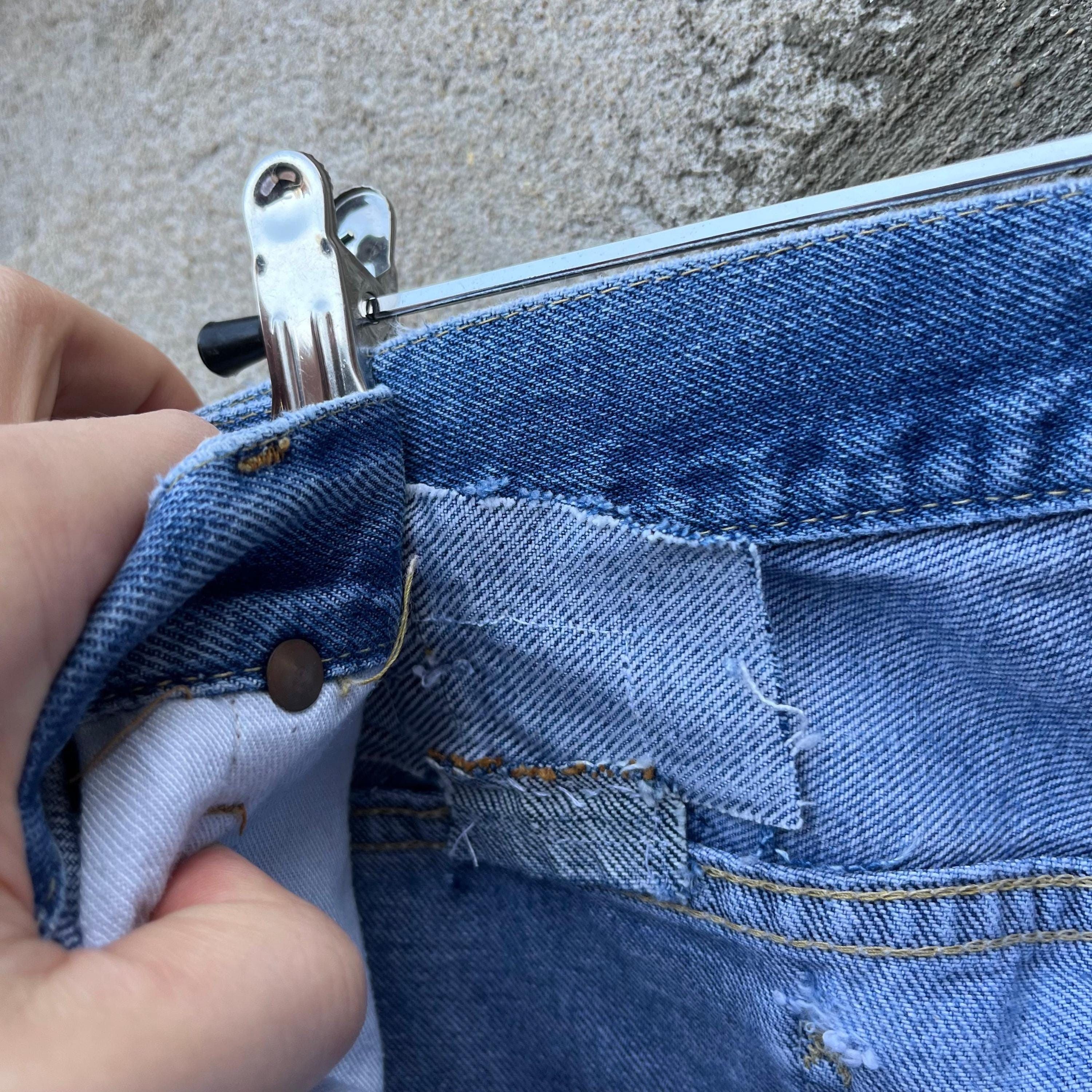 Lee × Vintage 80's Vintage Lee Rider Distressed Denim Jeans Size US 30 / EU 46 - 9 Thumbnail