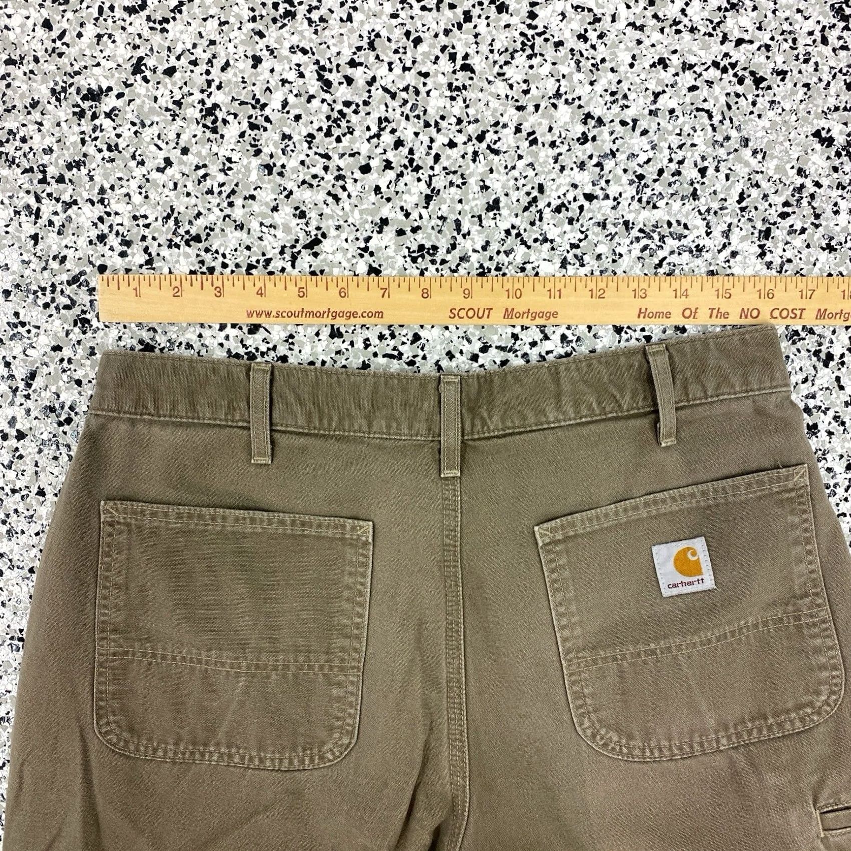 Carhartt Carhartt Pants Mens 32x30 34x32 Brown Carpenter Workwear Grunge Logo USA Mens Size US 32 / EU 48 - 5 Thumbnail
