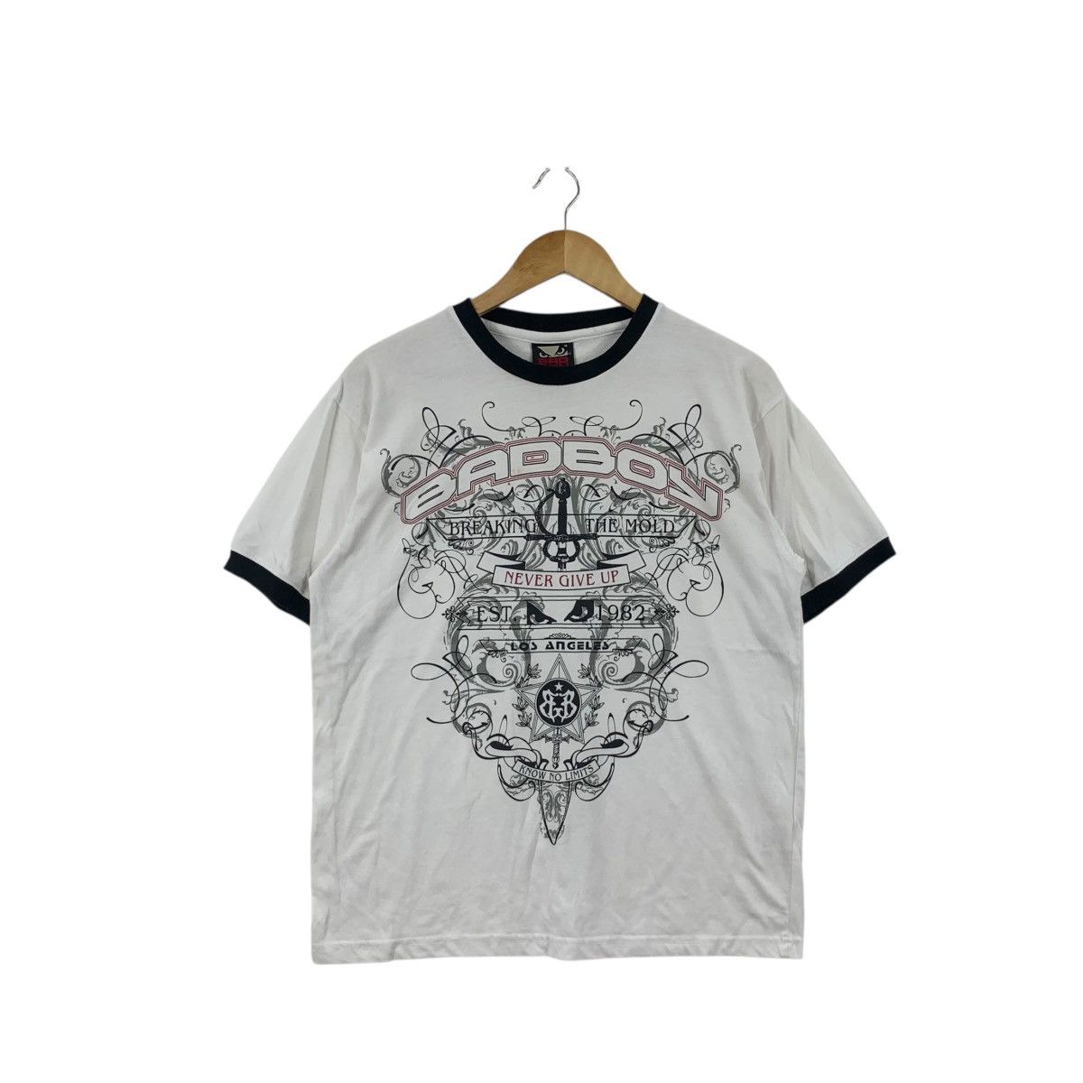 Vintage Vintage BAD BOY Y2K Skateboard Los Angeles Tee Shirt Top Size US L / EU 52-54 / 3 - 1 Thumbnail