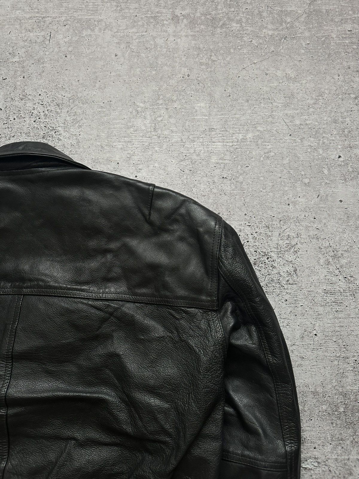 Vintage Vintage U-boot by Riccardo Leather Bomber Jacket Size US L / EU 52-54 / 3 - 15 Thumbnail