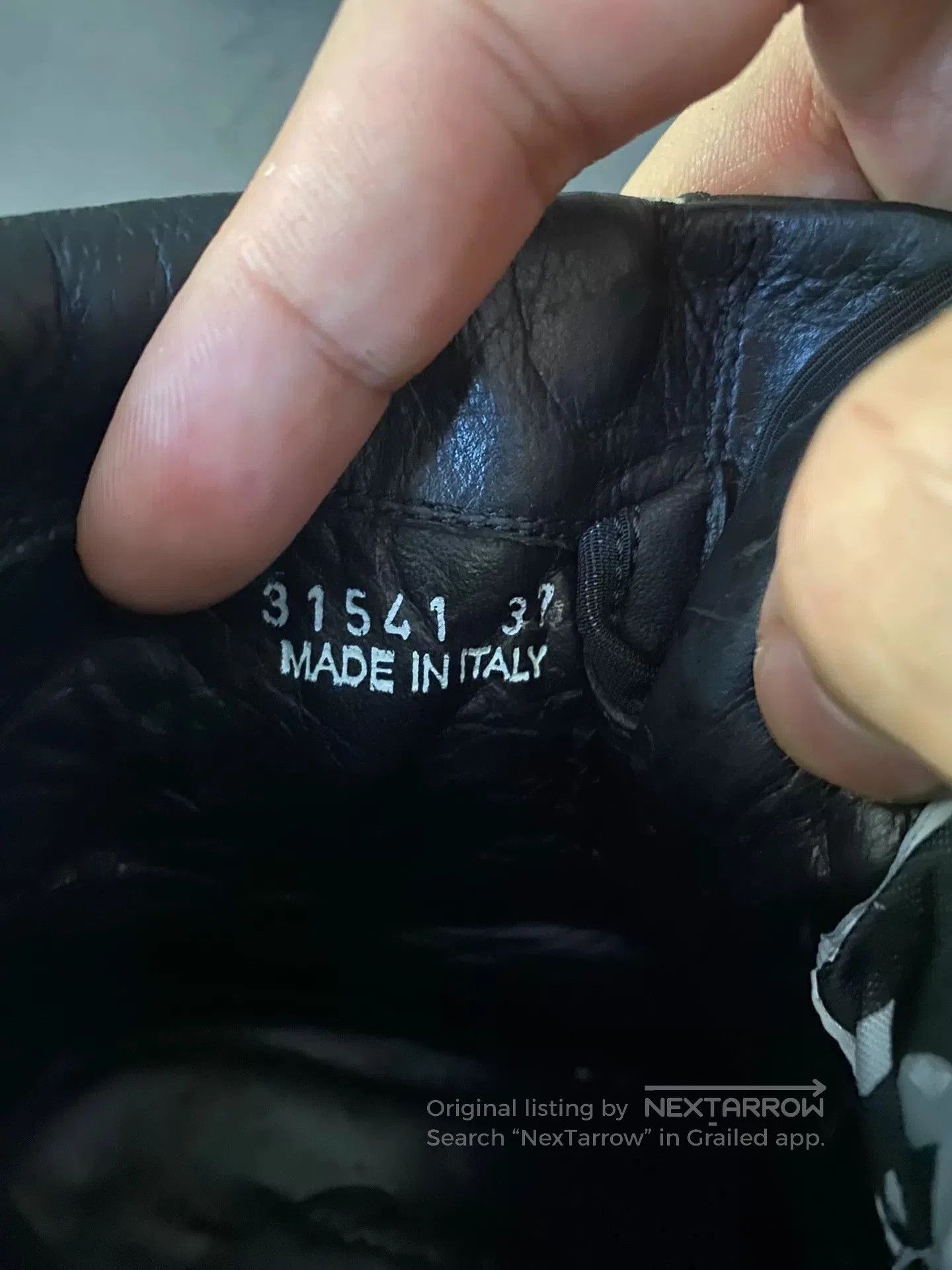 Rick Owens rick owens black leather high. Size US 6.5 / EU 39-40 - 5 Thumbnail