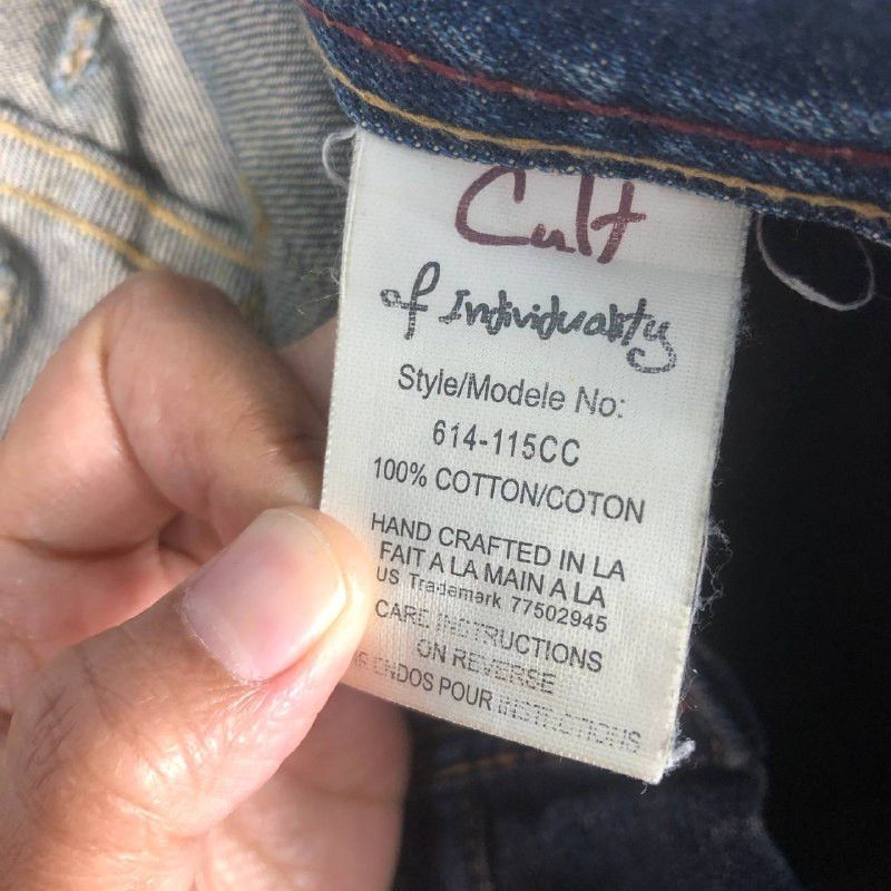 Cult Of Individuality Vintage "Cult Of Individuality" Japanese denim pant Size US 34 / EU 50 - 12 Thumbnail