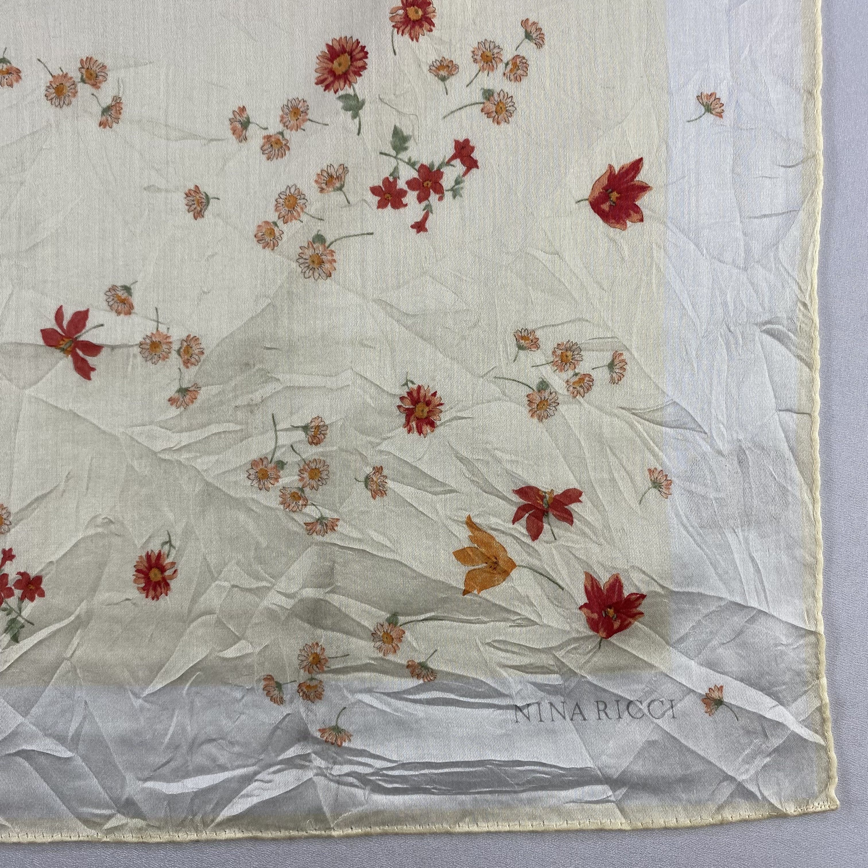 Vintage Nina Ricci Bandana/ Handkerchief / Neckerchief Size ONE SIZE - 4 Thumbnail