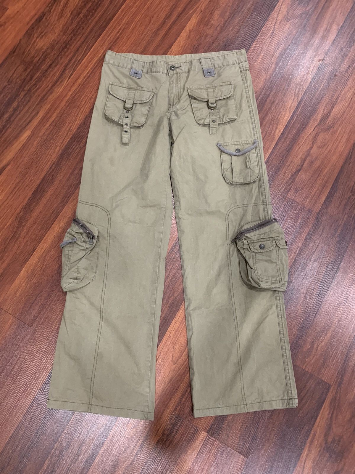 If Six Was Nine Baggy Ginni Multipocket Cargo Pants Size US 32 / EU 48 - 2 Thumbnail