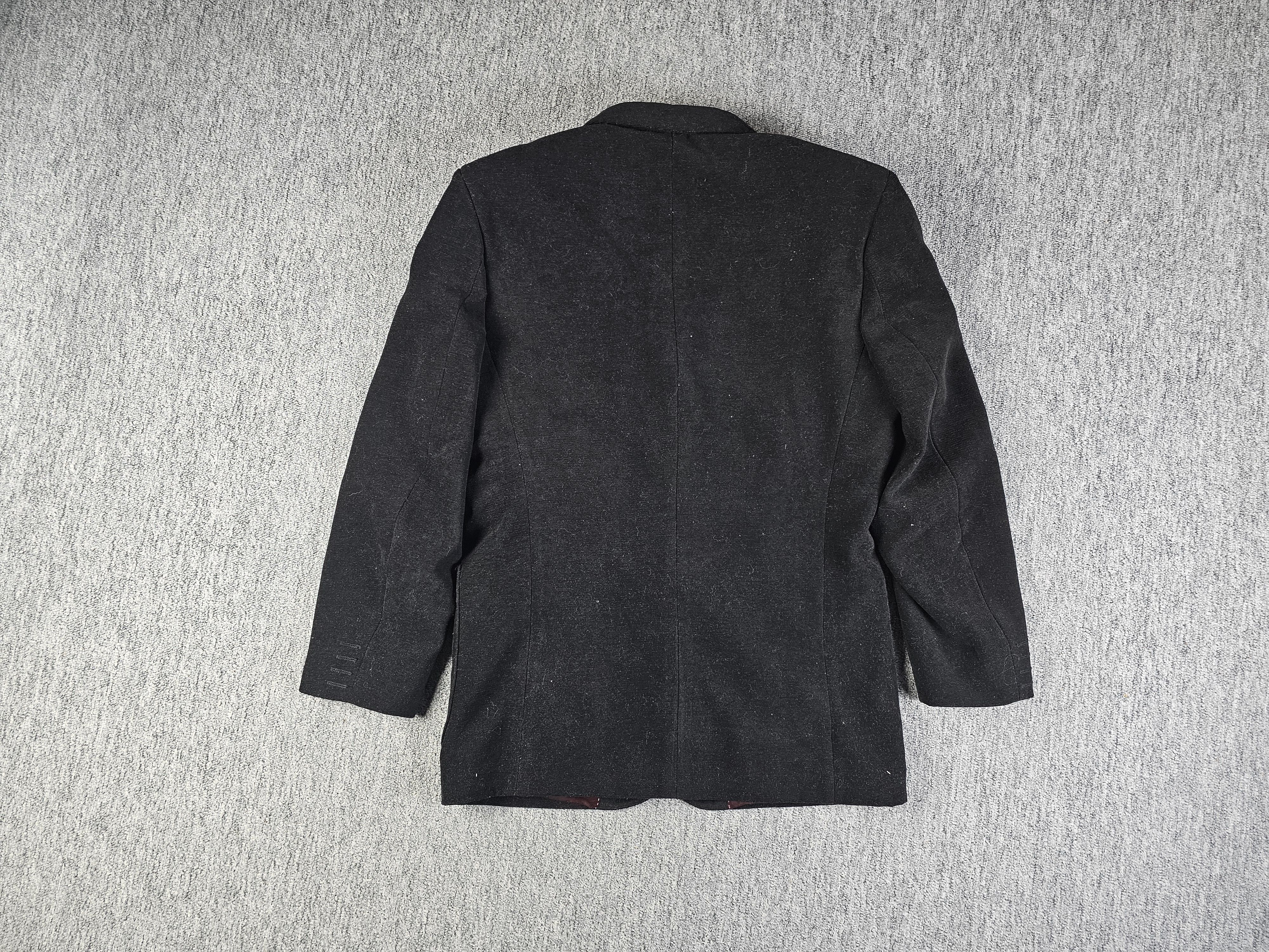 Louis Feraud Feraud Superior Corduroy Blazer Charcoal Sport Coat 42R 90s Size 42R - 4 Thumbnail