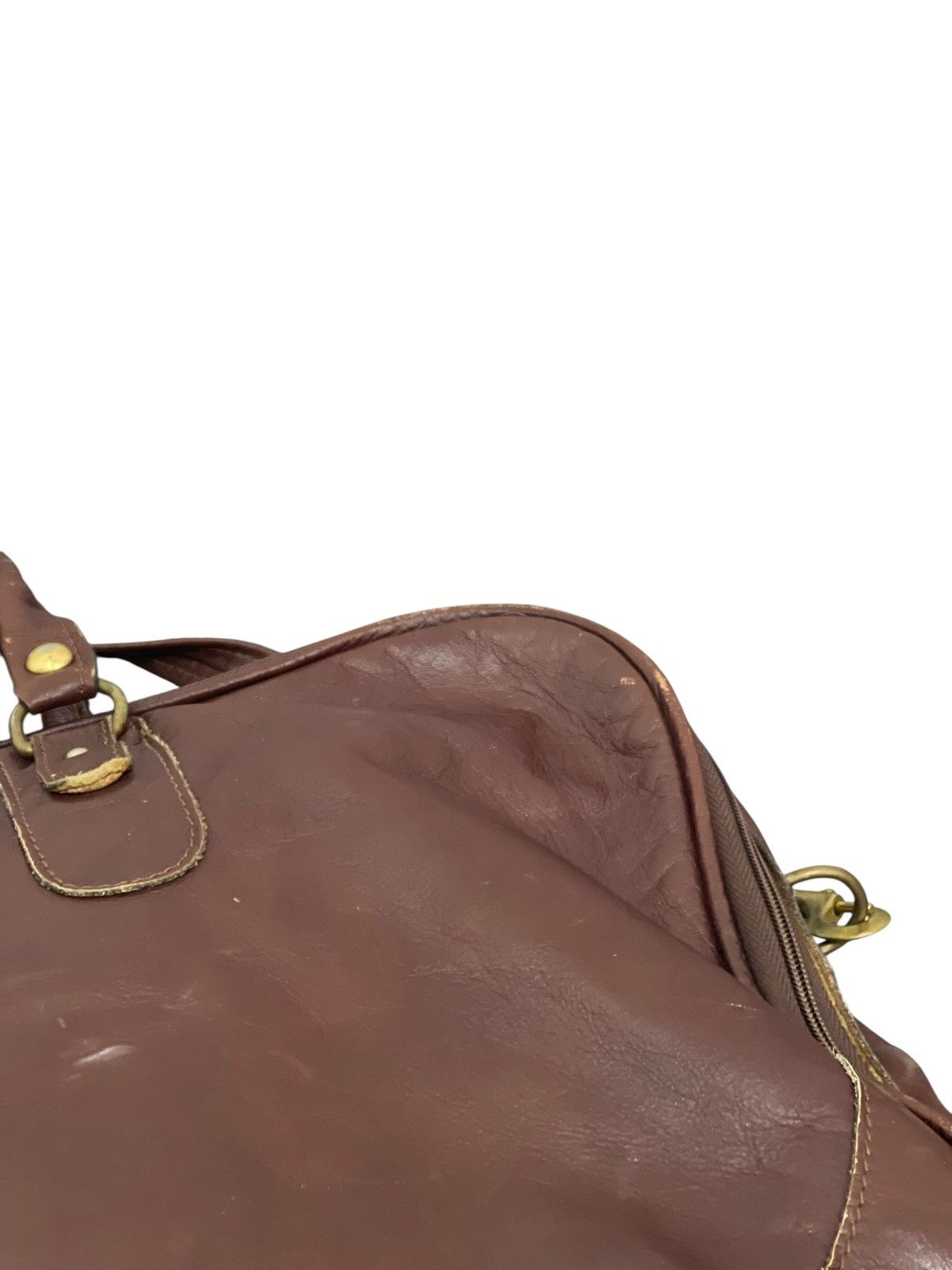 Leather Full Leather Vtg 90s Renwick Canada Travel Bag 6🟩 Size ONE SIZE - 16 Thumbnail