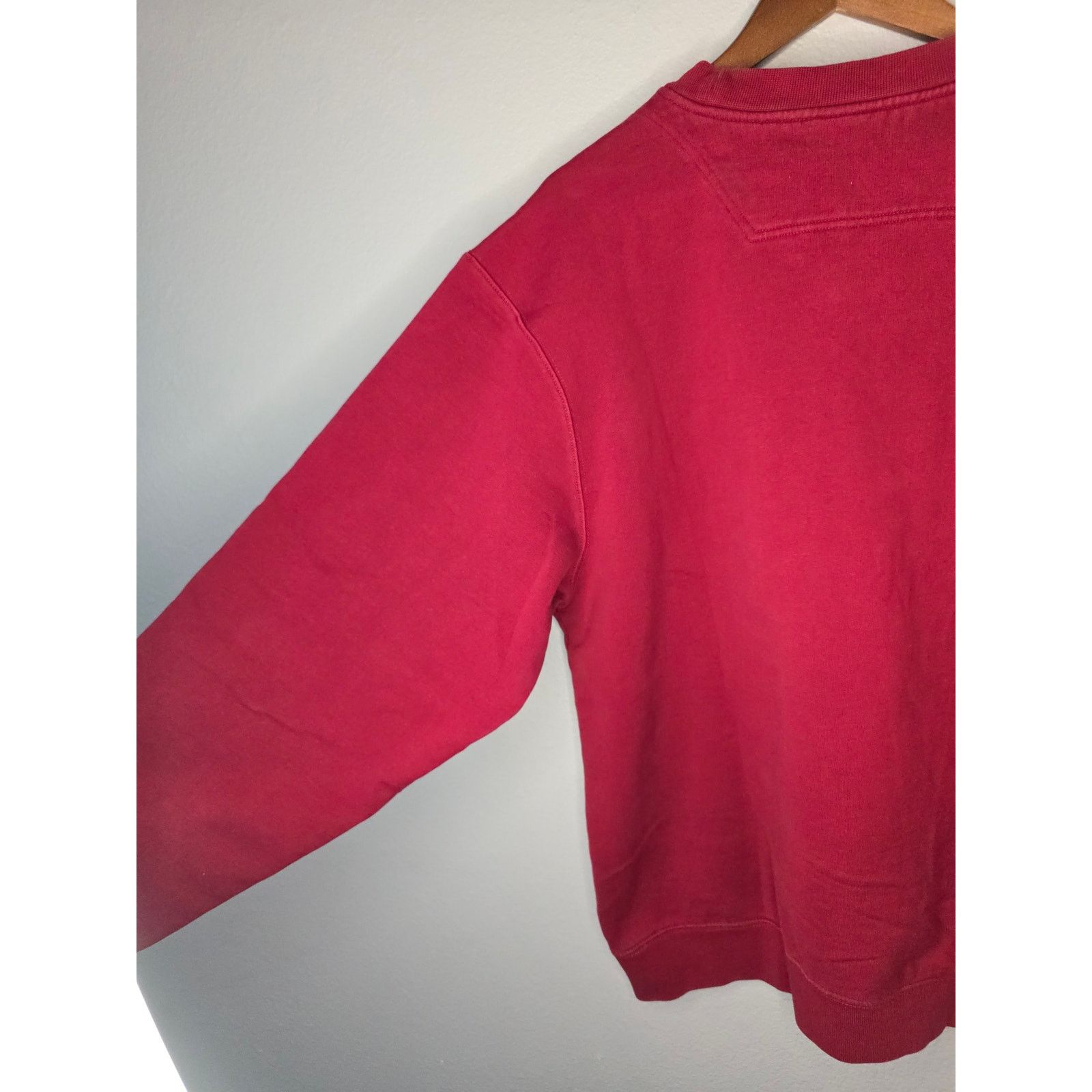 L.L. Bean × Vintage Vintage Blank Crewneck Y2K L.L Bean L Red Plain Sweatshirt Size US L / EU 52-54 / 3 - 9 Thumbnail