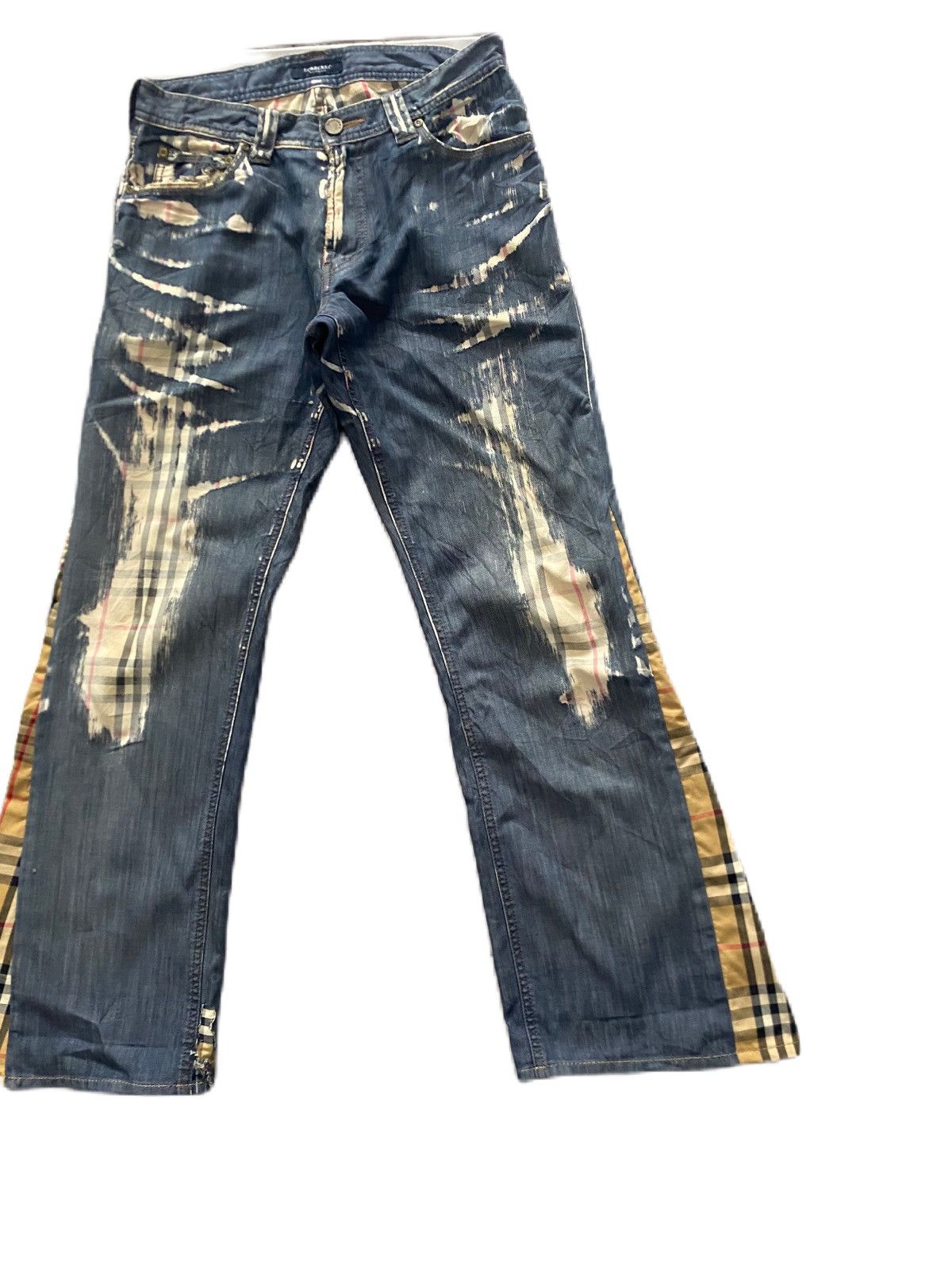 FLARE DISTRESS DENIM BURBERRY LONDON - thefunkyskunk.ie