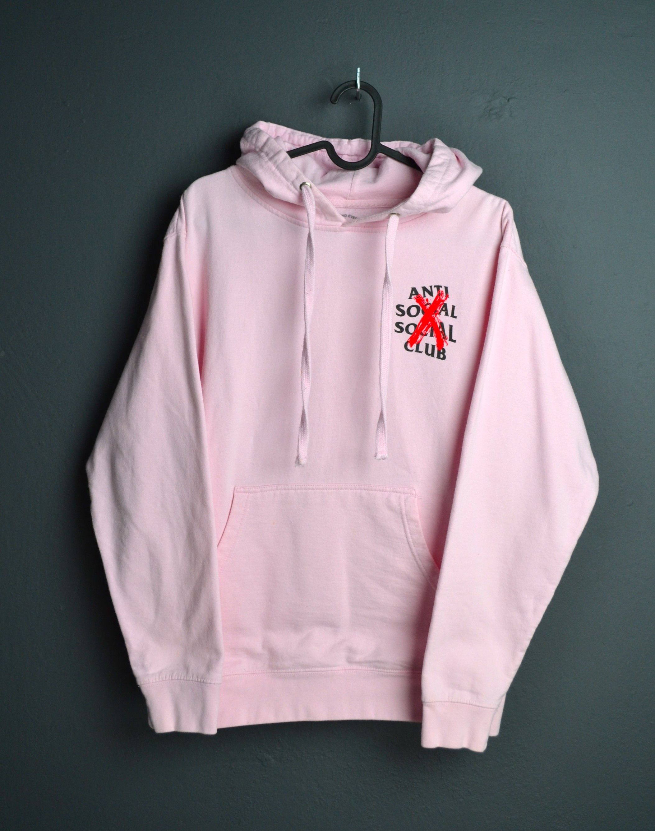 Anti Social Social Club Anti Social Social Club Canceled Hoodie Pink Medium ASSC S Size US S / EU 44-46 / 1 - 1 Thumbnail