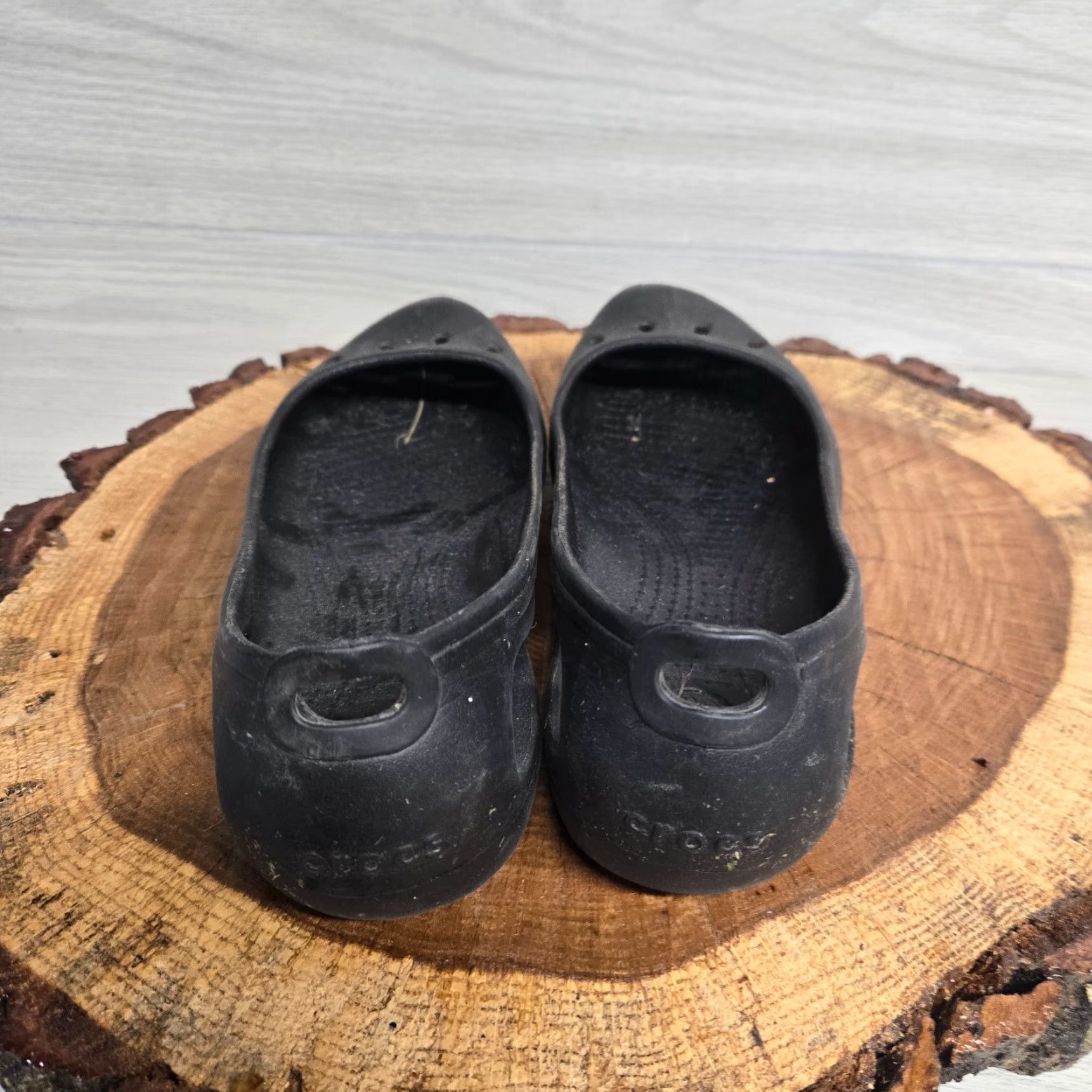 Crocs Crocs Sl ip-On Flats Black Mary Jane Ballet Adult Women's Size 7 Slip-On Shoes Comfort Rubber Upper Insole Crocs Kadee Size US 7 / IT 37 - 4 Thumbnail