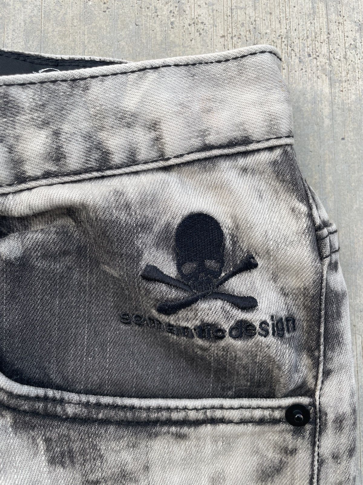 Japanese Brand 💥RARE💥ROEN X SEMANTIC DESIGN DISTRESSED PUNK ARCHIVE Size US 29 - 3 Thumbnail