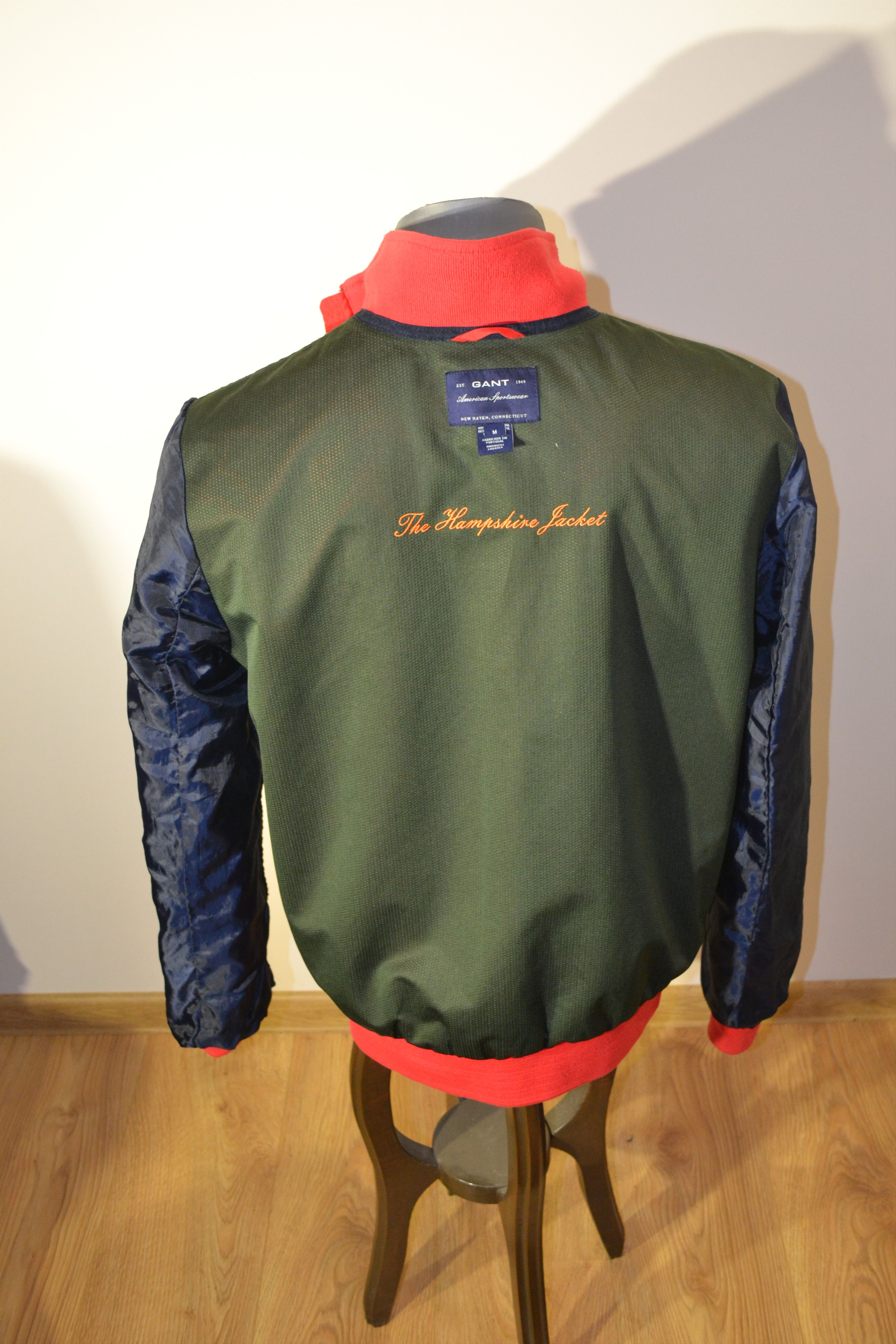 Gant gant men's red lightweight bomber jacket – size L Size US L / EU 52-54 / 3 - 8 Thumbnail