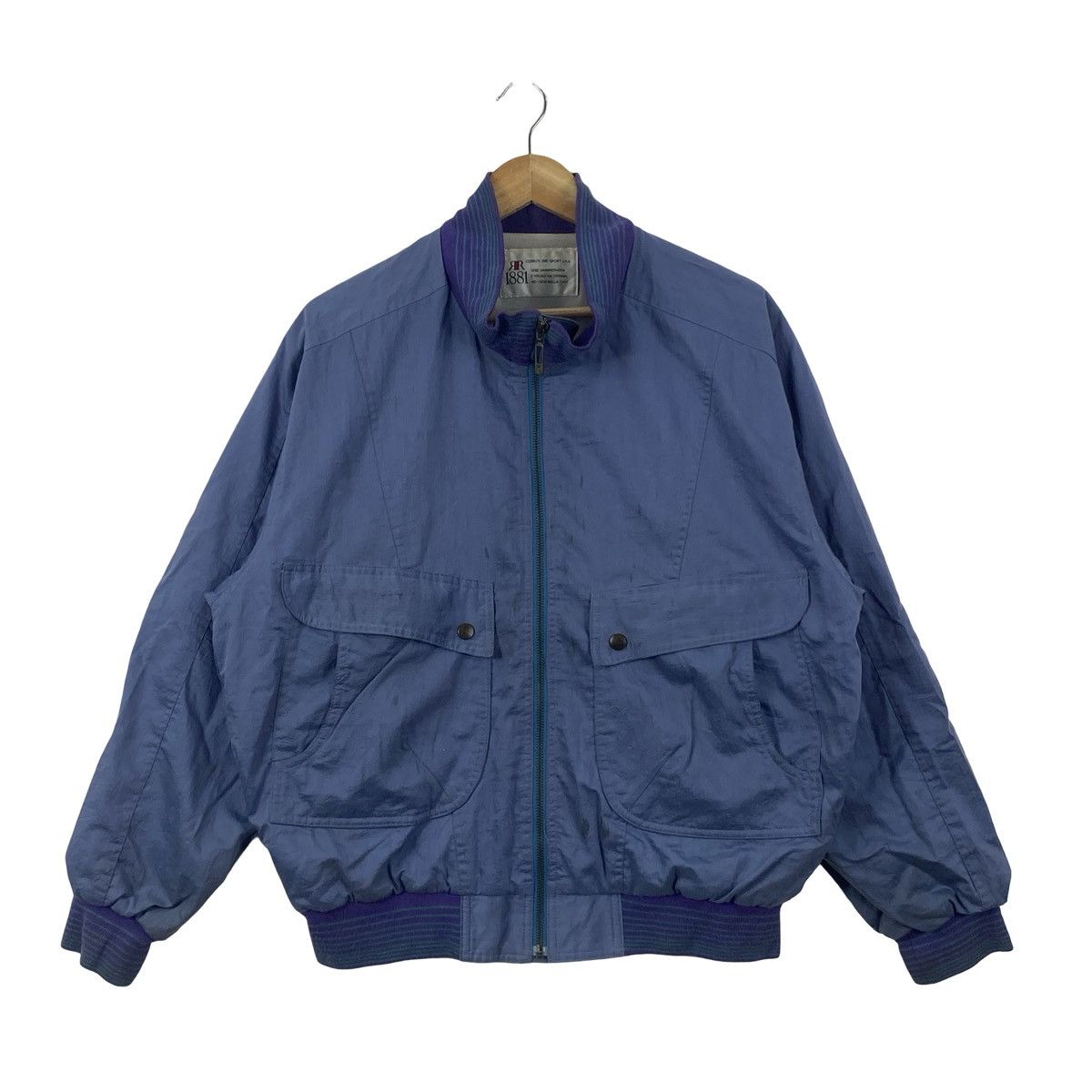 Cerruti 1881 Vintage CERRUTI 1881 SPORT Bomber Jacket Made in Italy Size US XXL / EU 58 / 5 - 3 Thumbnail