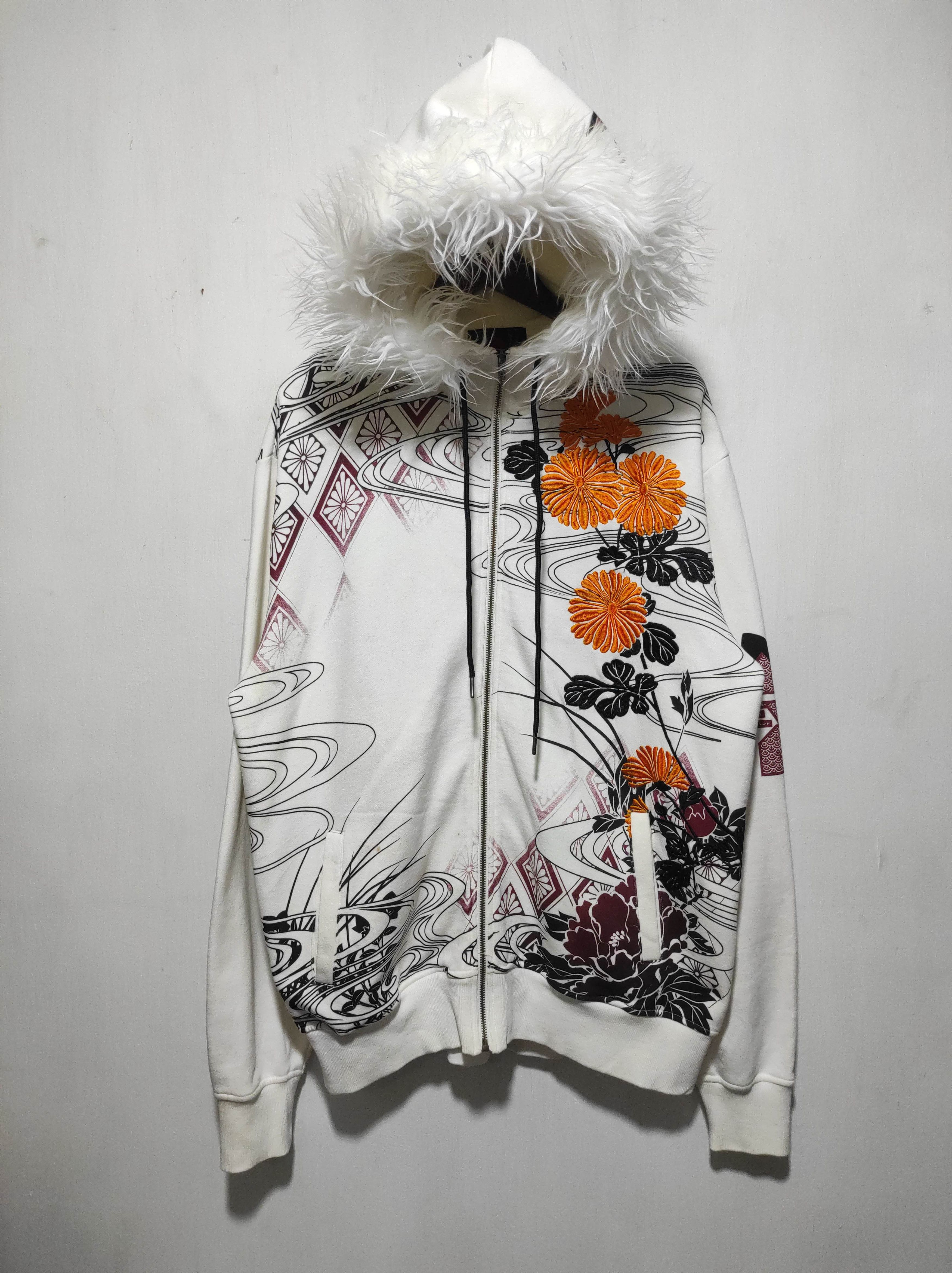 Japanese Brand Oriental Brand Sukajan zip fur hoodie ifsix LGB style Size US XL / EU 56 / 4 - 4 Thumbnail