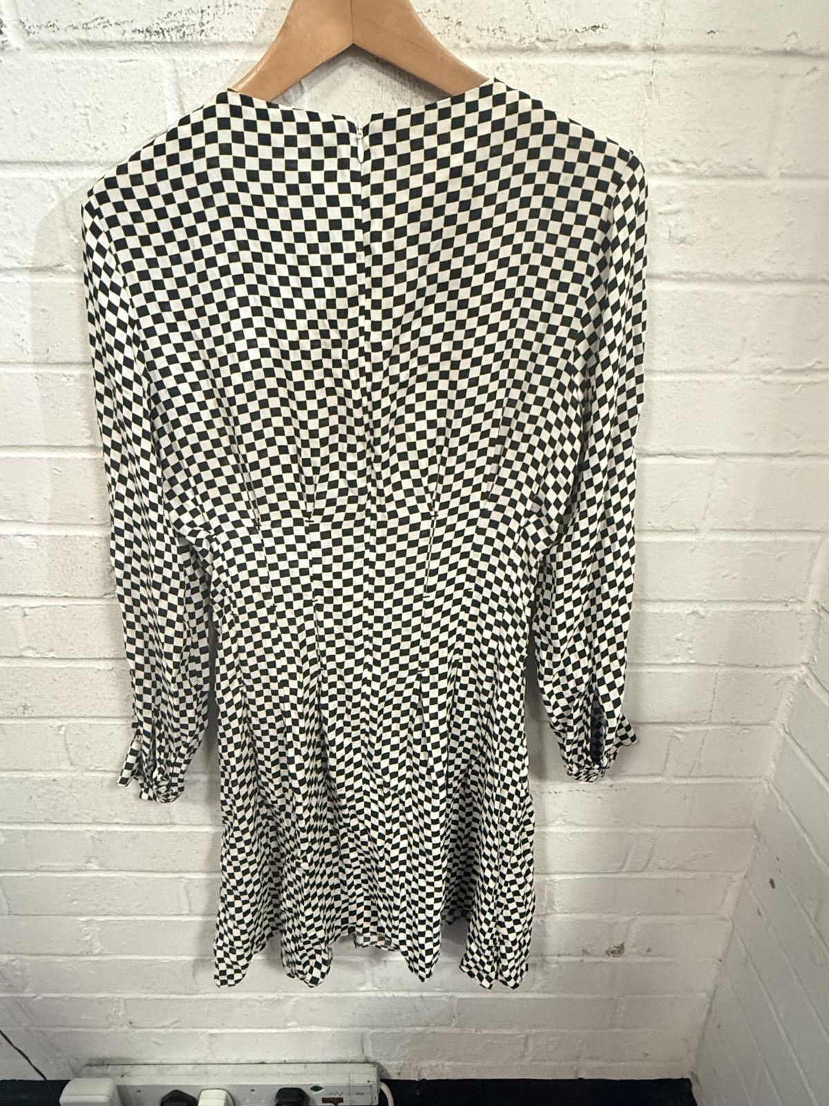 Reiss Reiss Edna-LS Check Print Dress UK8 / US4 Size M / US 6-8 / IT 42-44 - 4 Thumbnail