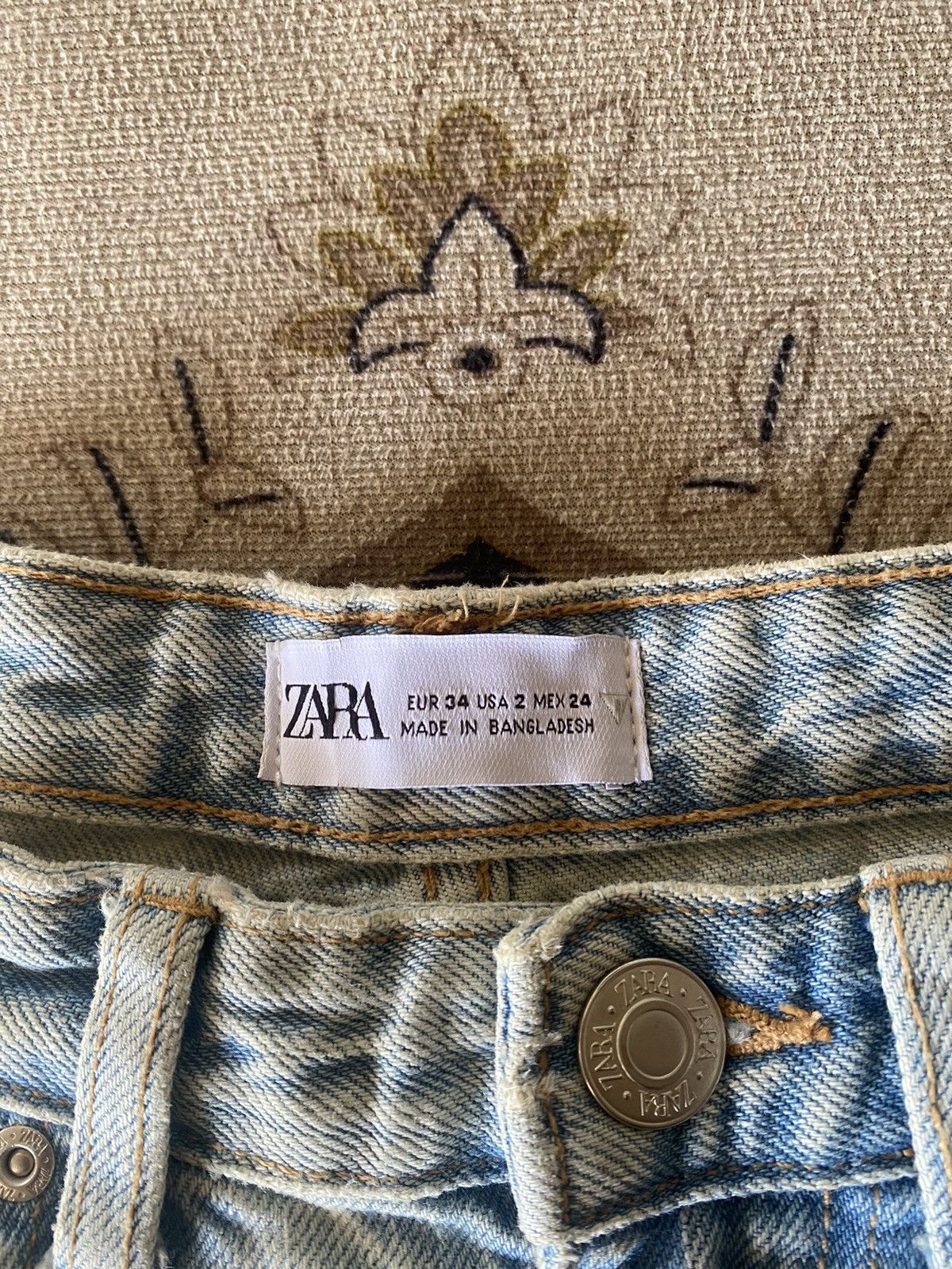 JNCO Zara Faded Color Super Baggy Denim Size US 28 / EU 44 - 8 Thumbnail