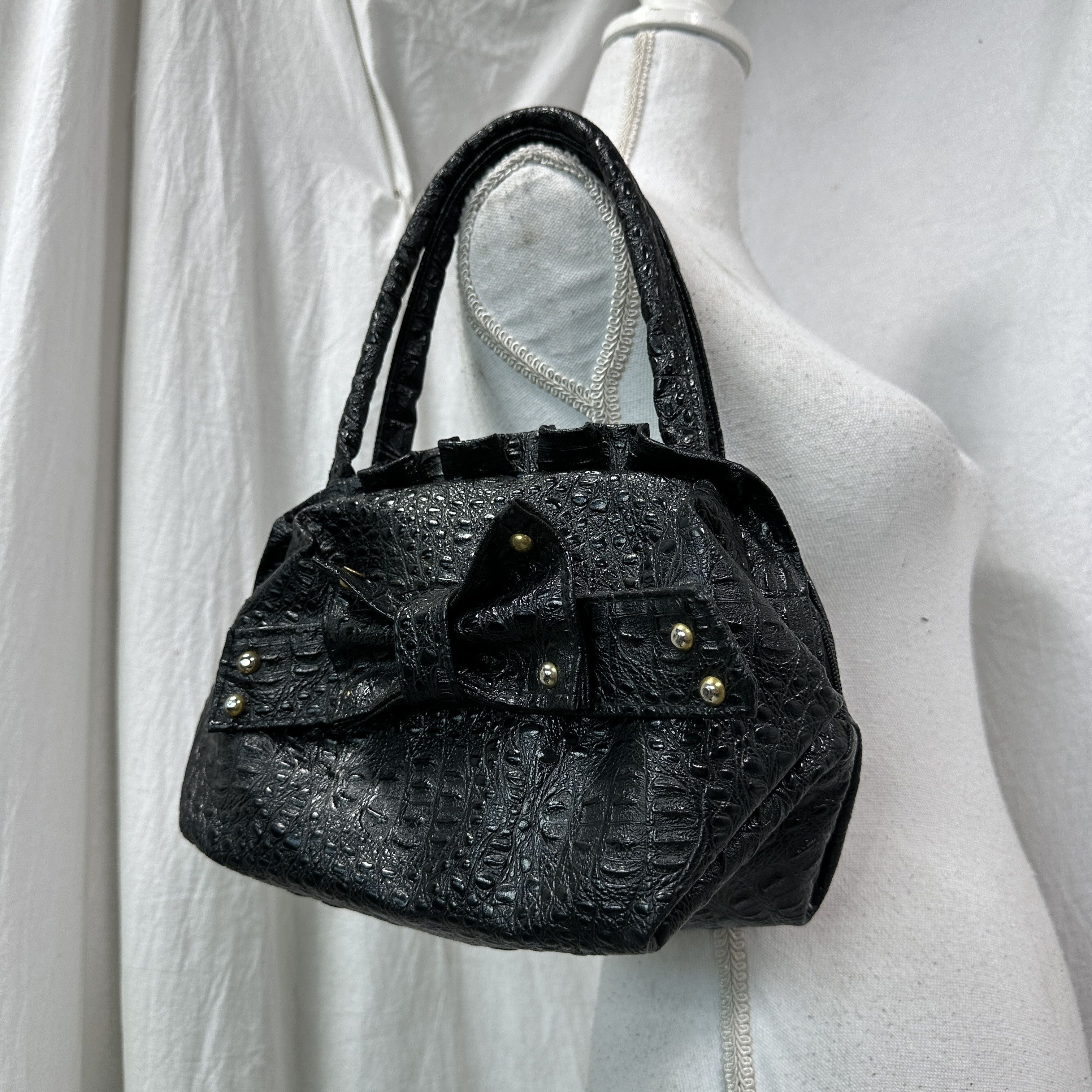 Vintage Vintage Avant Garde Grunge Bow Bag Y2K Size ONE SIZE - 1 Thumbnail