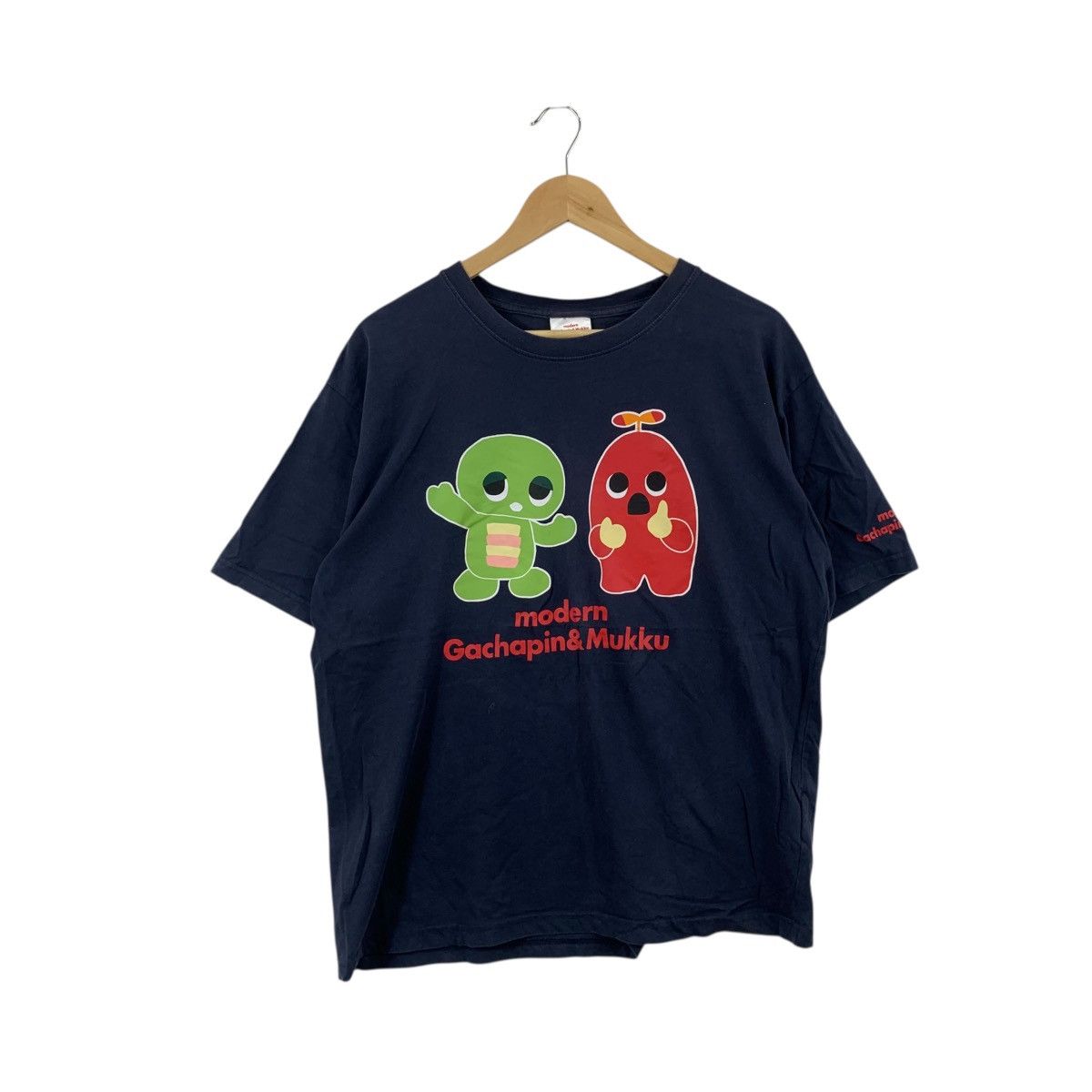 Anime ANIME GACHAPIN MUKKU Fuji TV Japan Cartoon Tee Shirt Top Size 3XL / US 20-22 - 1 Thumbnail