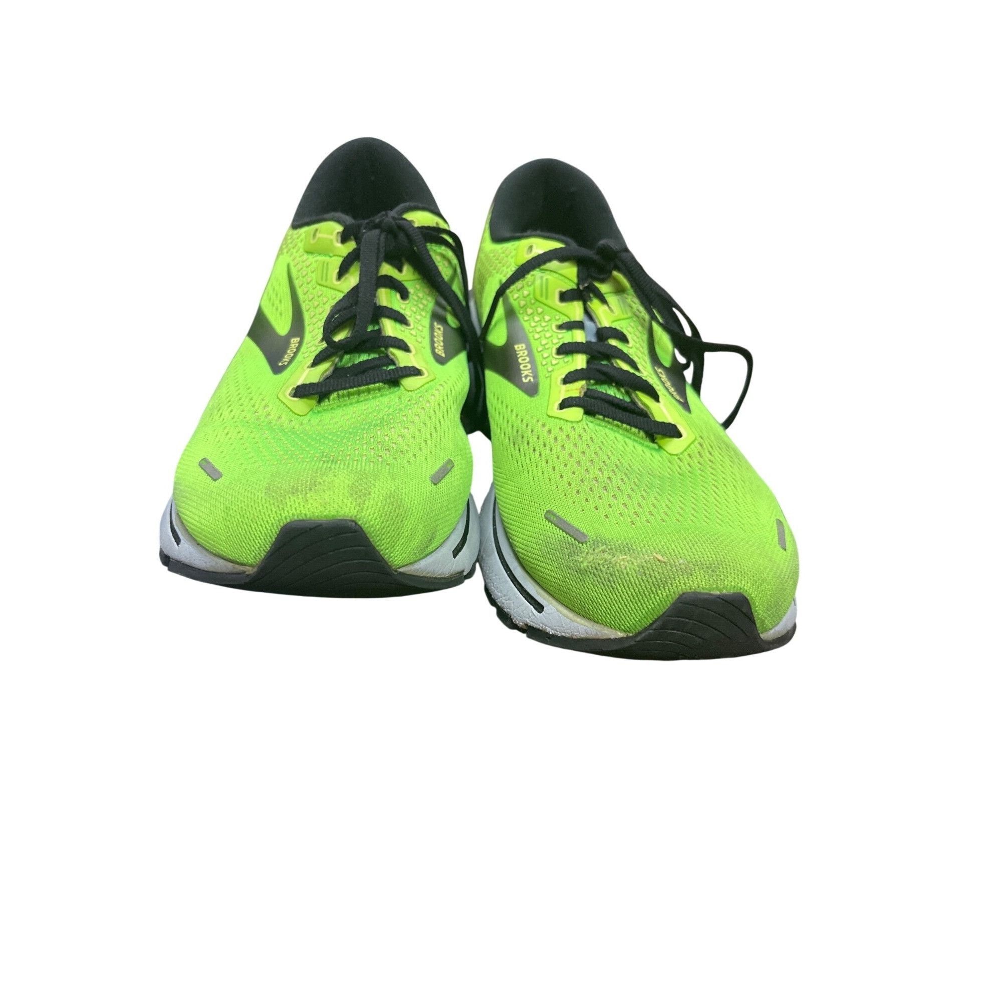 Brooks Brooks Ghost 14 mens green gray walking running LT sneakers Size US 13 / EU 46 - 13 Thumbnail