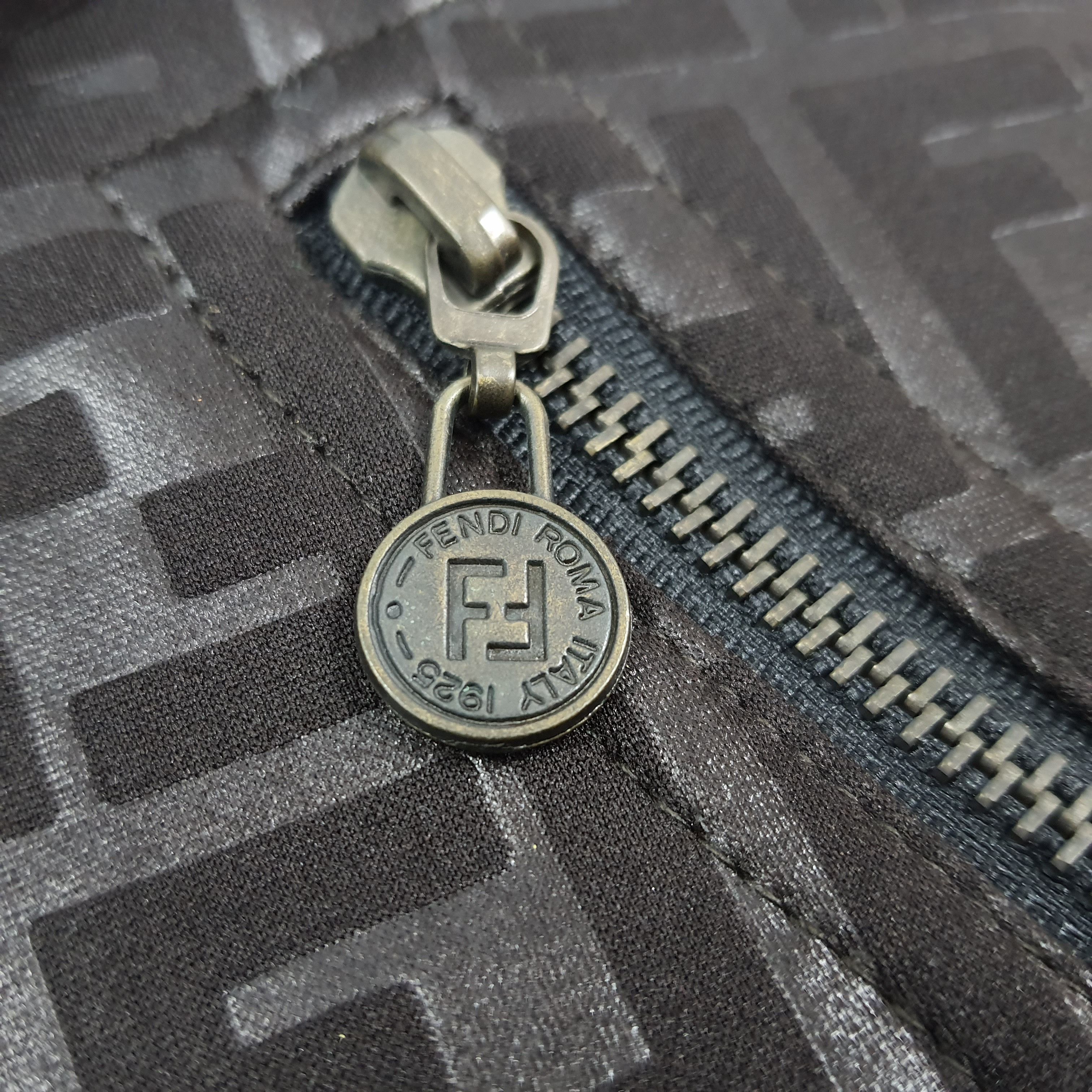Fendi × Vintage Vintage FENDI Monogram Reversible Fleece Jacket Size US L / EU 52-54 / 3 - 8 Thumbnail