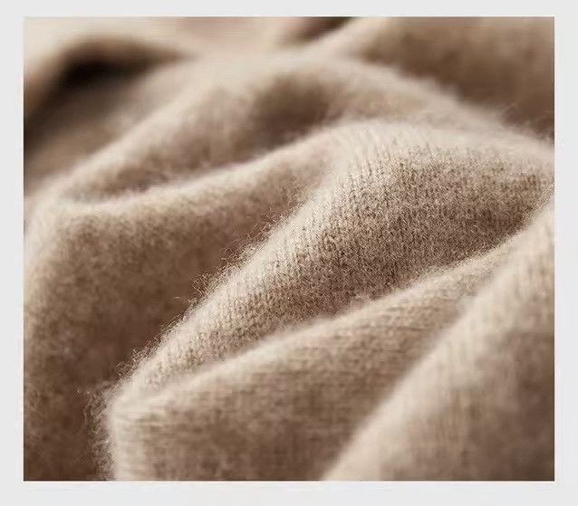 Other 100% Merino Wool Beige Knitted Casual Sweater Hooded Jumper Size US L / EU 52-54 / 3 - 3 Thumbnail