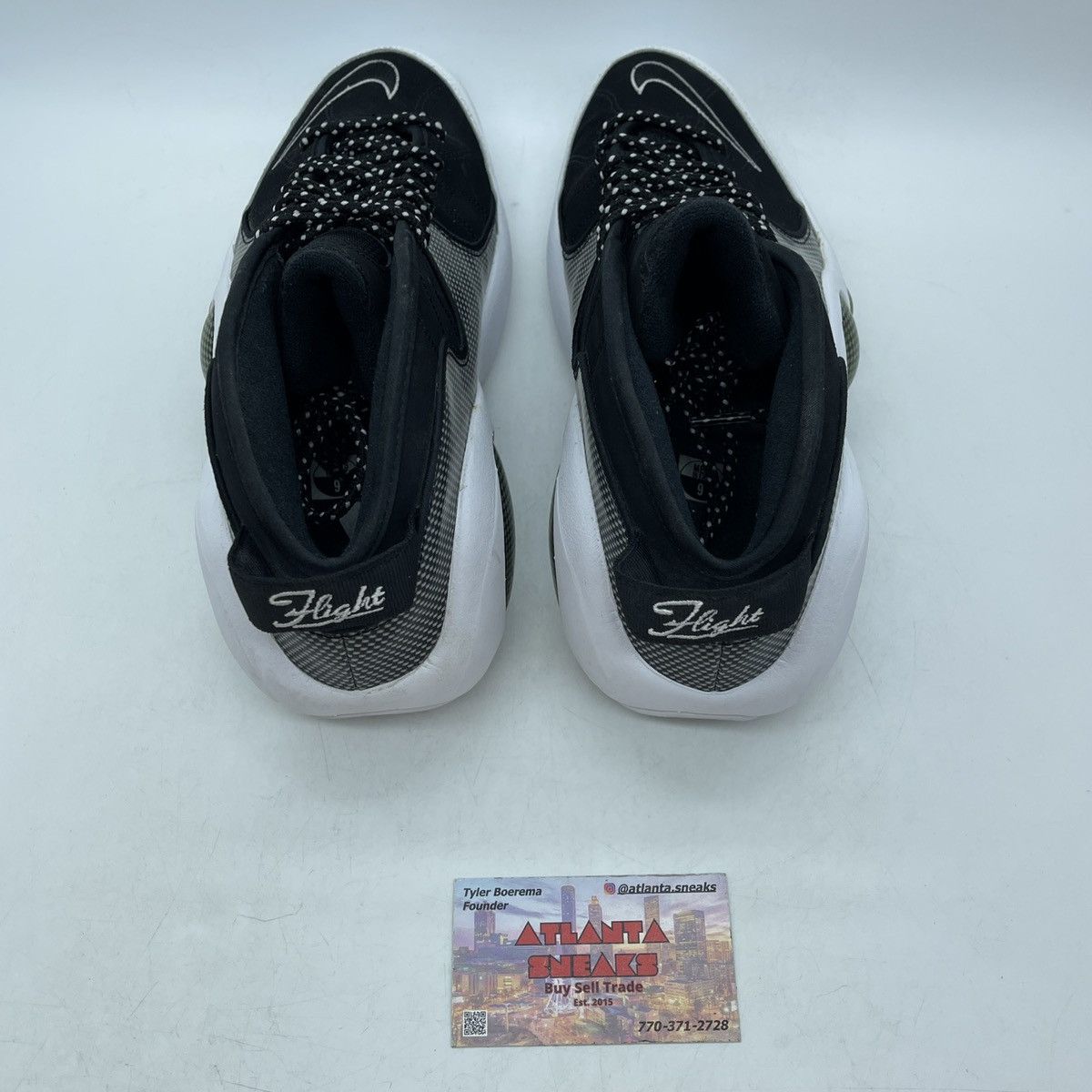 Nike Air zoom flight95 black metallic silver Size US 9 / EU 42 - 6 Thumbnail