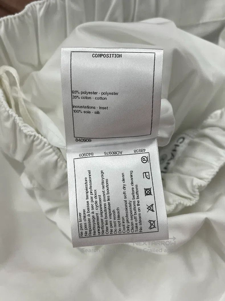 Chanel Chanel White bow tie mesh shorts Size 25" / US 0 / IT 36 - 7 Thumbnail