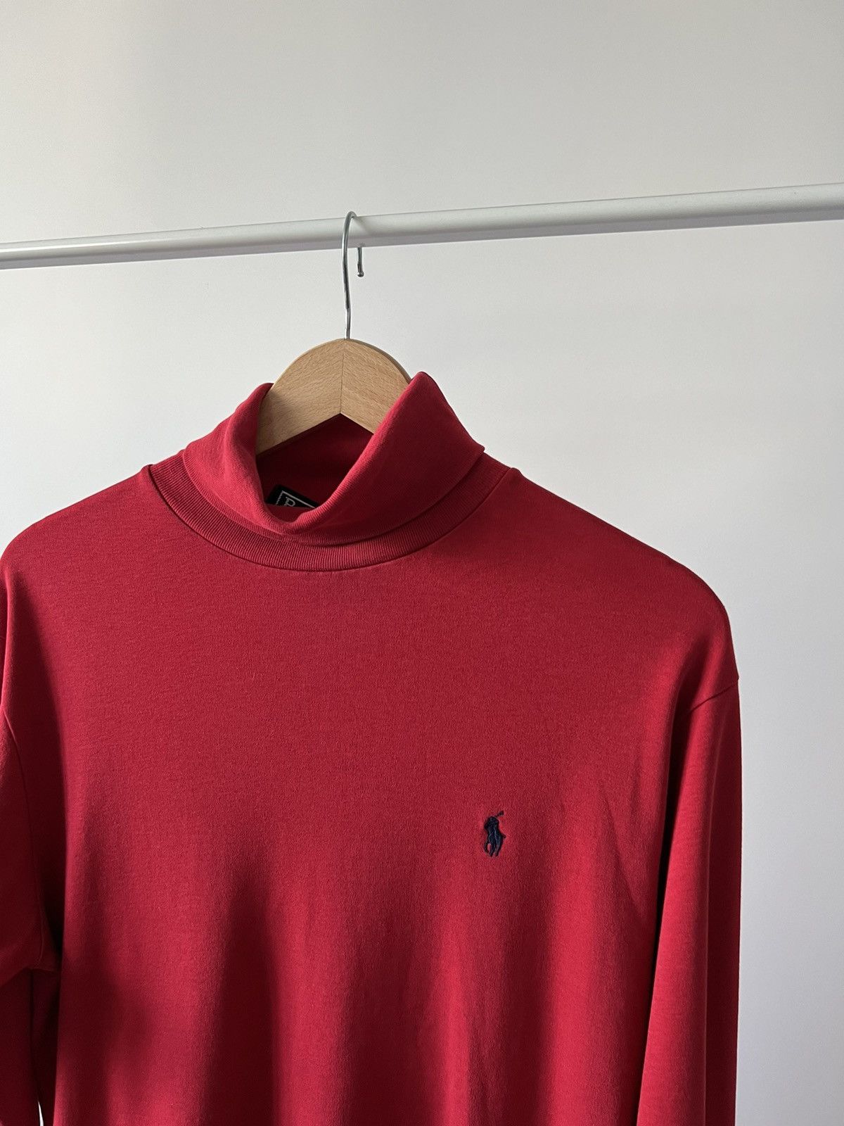 Vintage Polo Ralph Lauren Red ❤️ Long Sleeve Rar Size US S / EU 44-46 / 1 - 11 Thumbnail