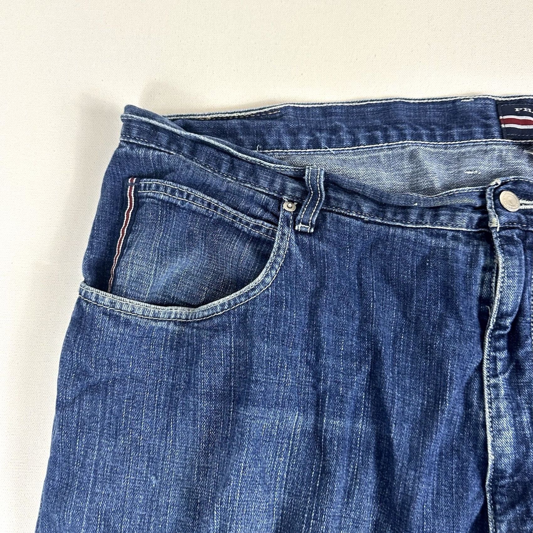 Phat Farm VINTAGE Phat Farm Jorts Jean Shorts Men 44 Blue Baggy Wide Leg Big Pockets Cargo 90s Mens Size US 44 / EU 60 - 4 Thumbnail
