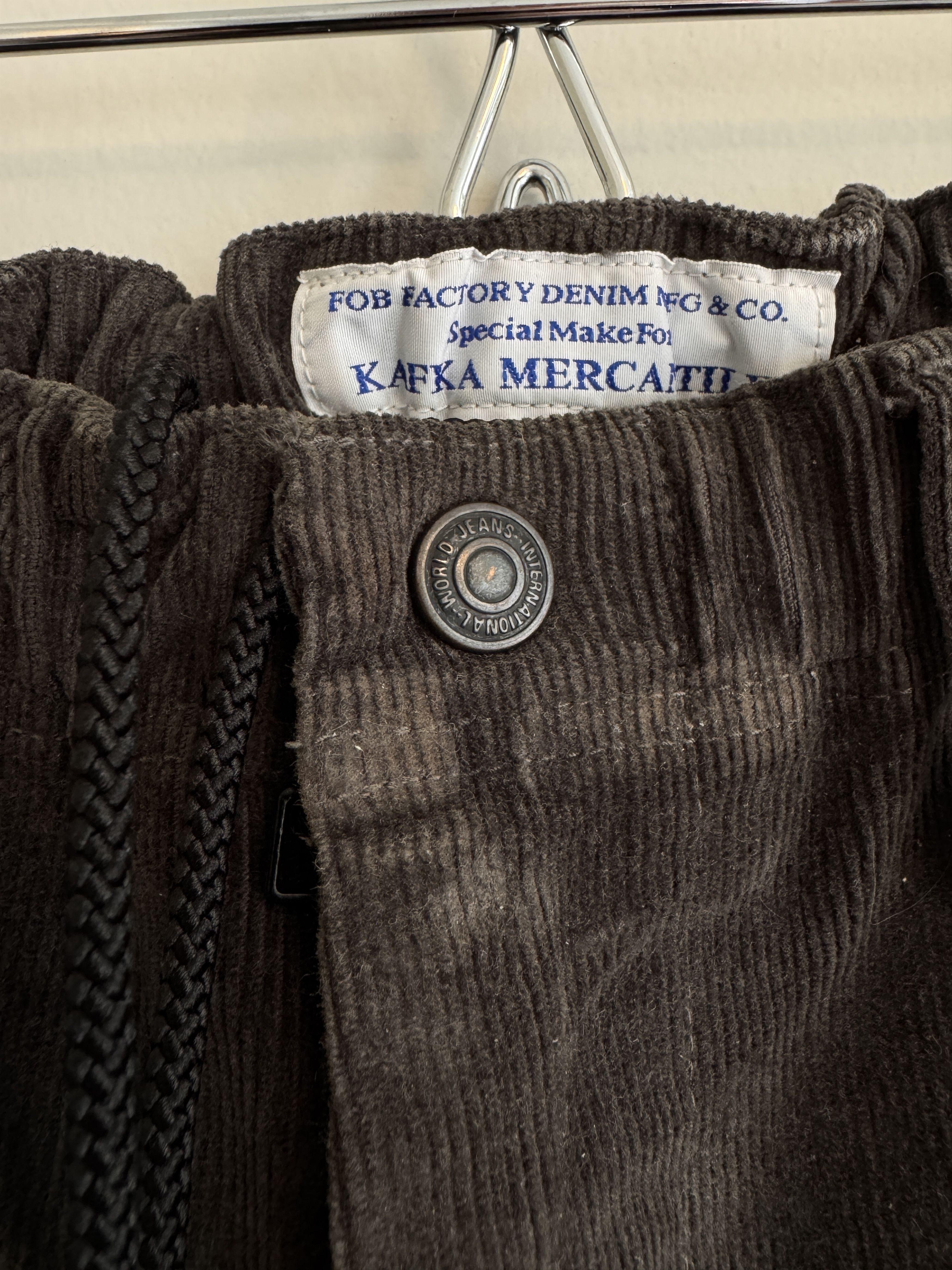 FOB Factory Kafka Collaboration Corduroy Pants Size US 32 / EU 48 - 2 Thumbnail