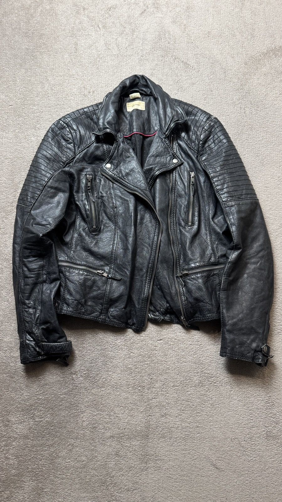 Japanese Brand Biker Y2K Vintage Lambskin Leather Jacket schott allsaints Size M / US 6-8 / IT 42-44 - 5 Thumbnail