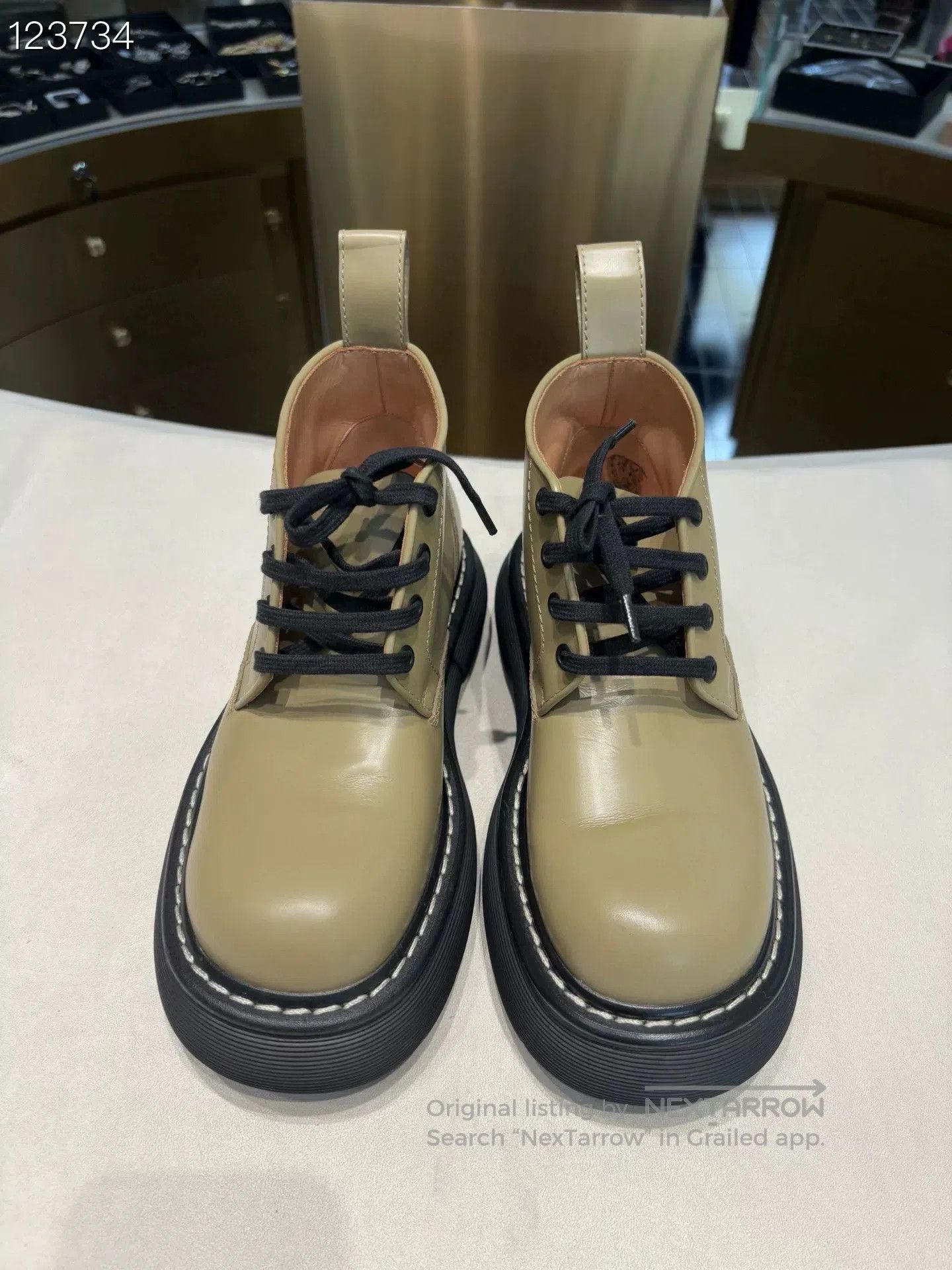 Bottega Veneta Bottega Veneta Avocado Martin Boots. Size US 5.5 / IT 35.5 - 1 Thumbnail